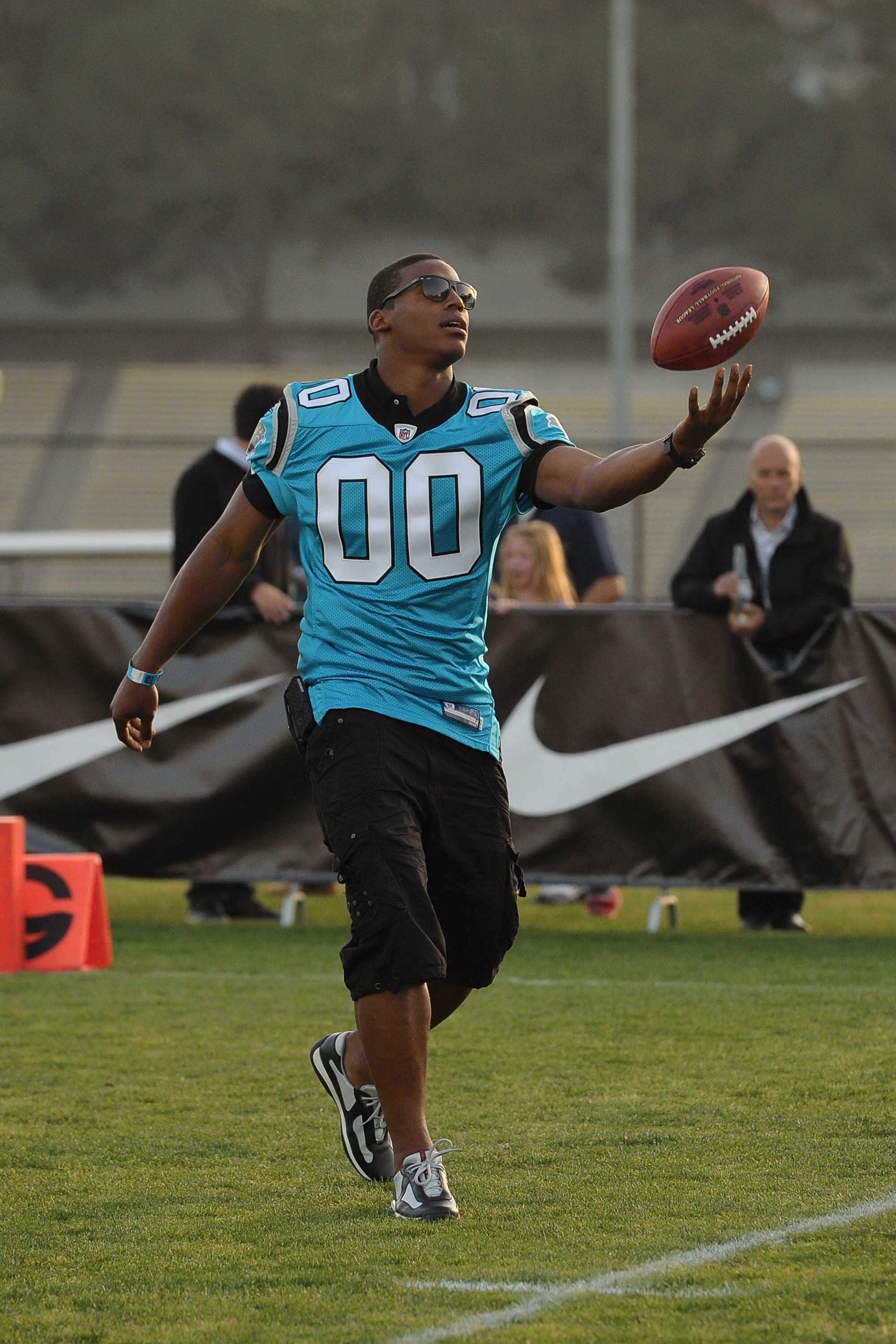 LOS ANGELES, CA - MAY 20:  Cam Newton attends the NFL PLAYERS Premiere League Flag Football Game at UCLA on May 20, 2011 in Los Angeles, California.  (Photo by Noel Vasquez/Getty Images)