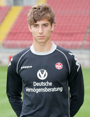 KAISERSLAUTERN, GERMANY - JULY 07:  Kevin Trapp poses during the 1. FC Kaiserslautern team presentation at the Fritz-Walter-Stadium on July 7, 2008 in Kaiserslautern, Germany. (Photo by Bongarts/Getty Images)