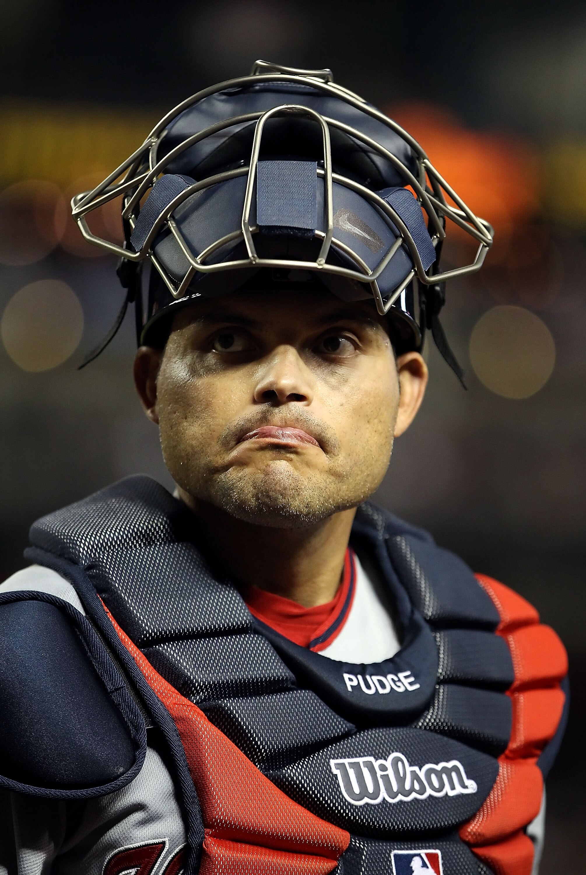 PHOENIX, AZ - JUNE 03:  Catcher Ivan Rodriguez #7 of the Washington Nationals in action during the Major League Baseball game against the Arizona Diamondbacks at Chase Field on June 3, 2011 in Phoenix, Arizona. The Diamondbacks defeated the Nationals 4-0.