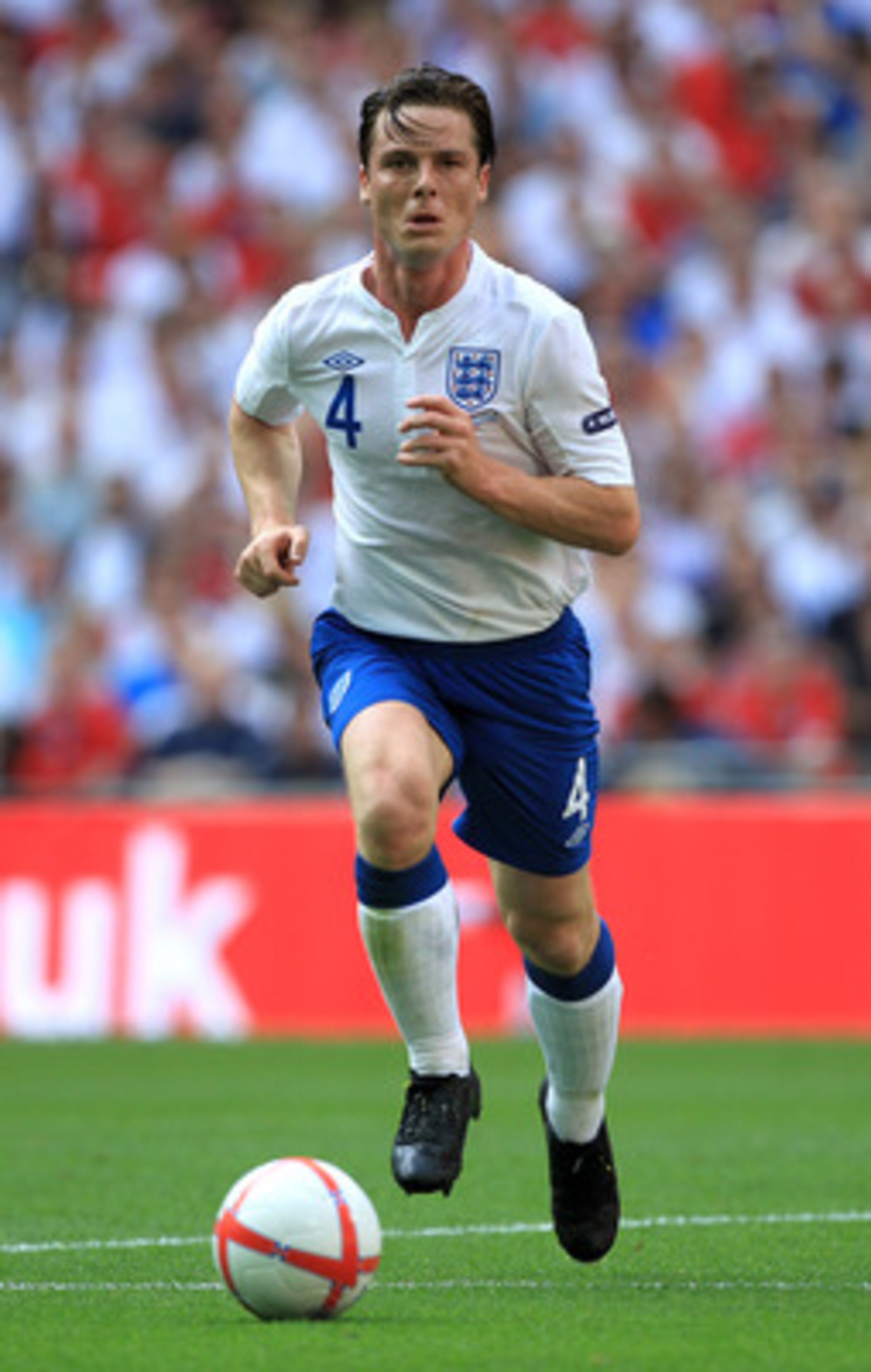 LONDON, ENGLAND - JUNE 04:  Scott Parker of England in action during the UEFA EURO 2012 group G qualifying match between England and Switzerland at Wembley Stadium on June 4, 2011 in London, England.  (Photo by David Cannon/Getty Images)