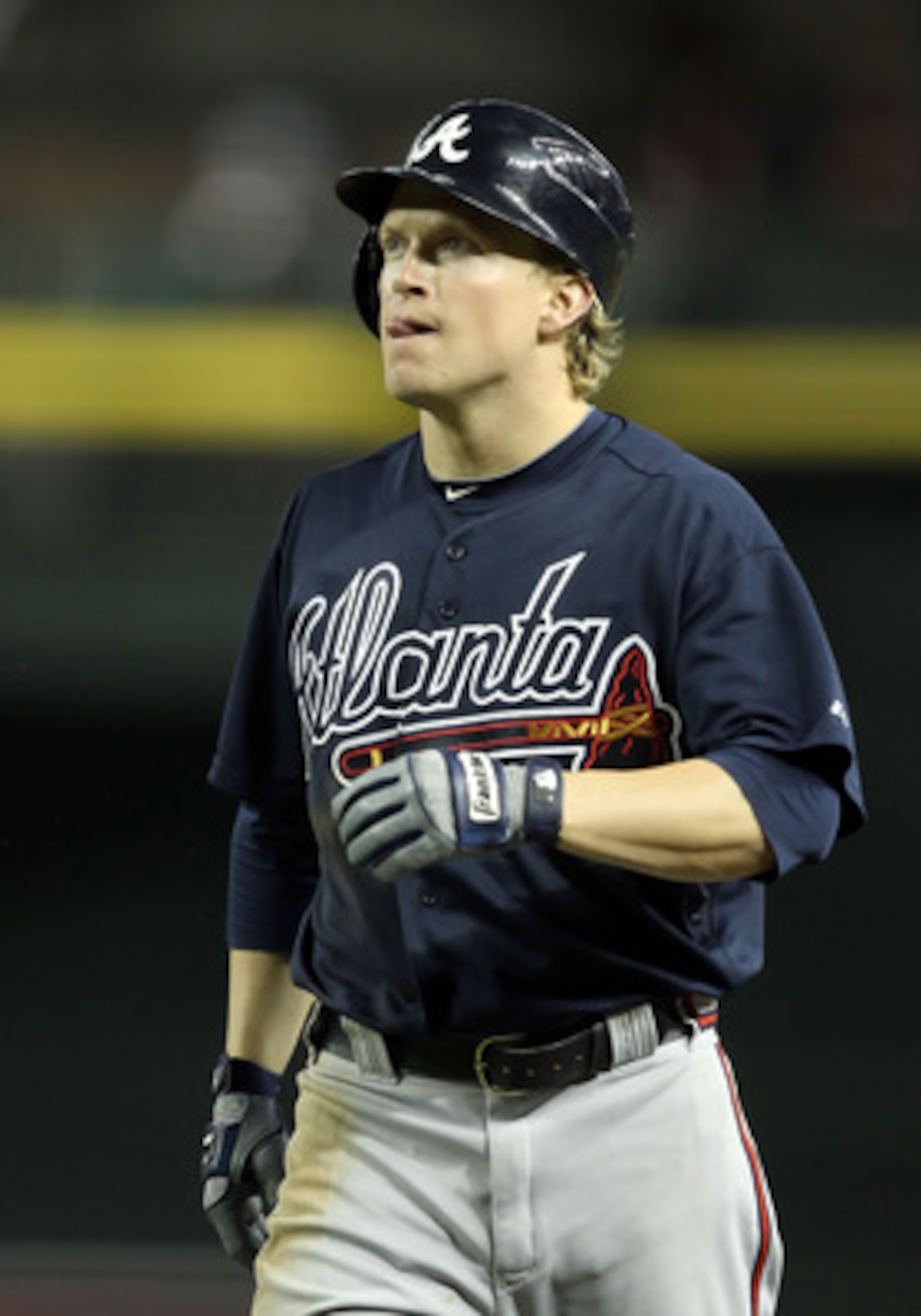 PHOENIX, AZ - MAY 18:  Nate McLouth #13 of the Atlanta Braves bats against the Arizona Diamondbacks during the Major League Baseball game at Chase Field on May 18, 2011 in Phoenix, Arizona.  The Diamondbacks defeated the Braves 5-4 in eleven innings.  (Ph