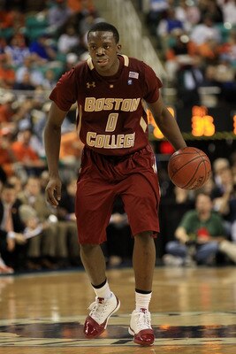 GREENSBORO, NC - MARCH 11: Reggie Jackson #0 of the Boston College Eagles moves the ball against the Clemson Tigers during the second half in the quarterfinals of the 2011 ACC men's basketball tournament at the Greensboro Coliseum on March 11, 2011 in Gr GREENSBORO, NC - MARCH 11: Reggie Jackson #0 of the Boston College Eagles moves the ball against the Clemson Tigers during the second half in the quarterfinals of the 2011 ACC men's basketball tournament at the Greensboro Coliseum on March 11, 2011 in Gr