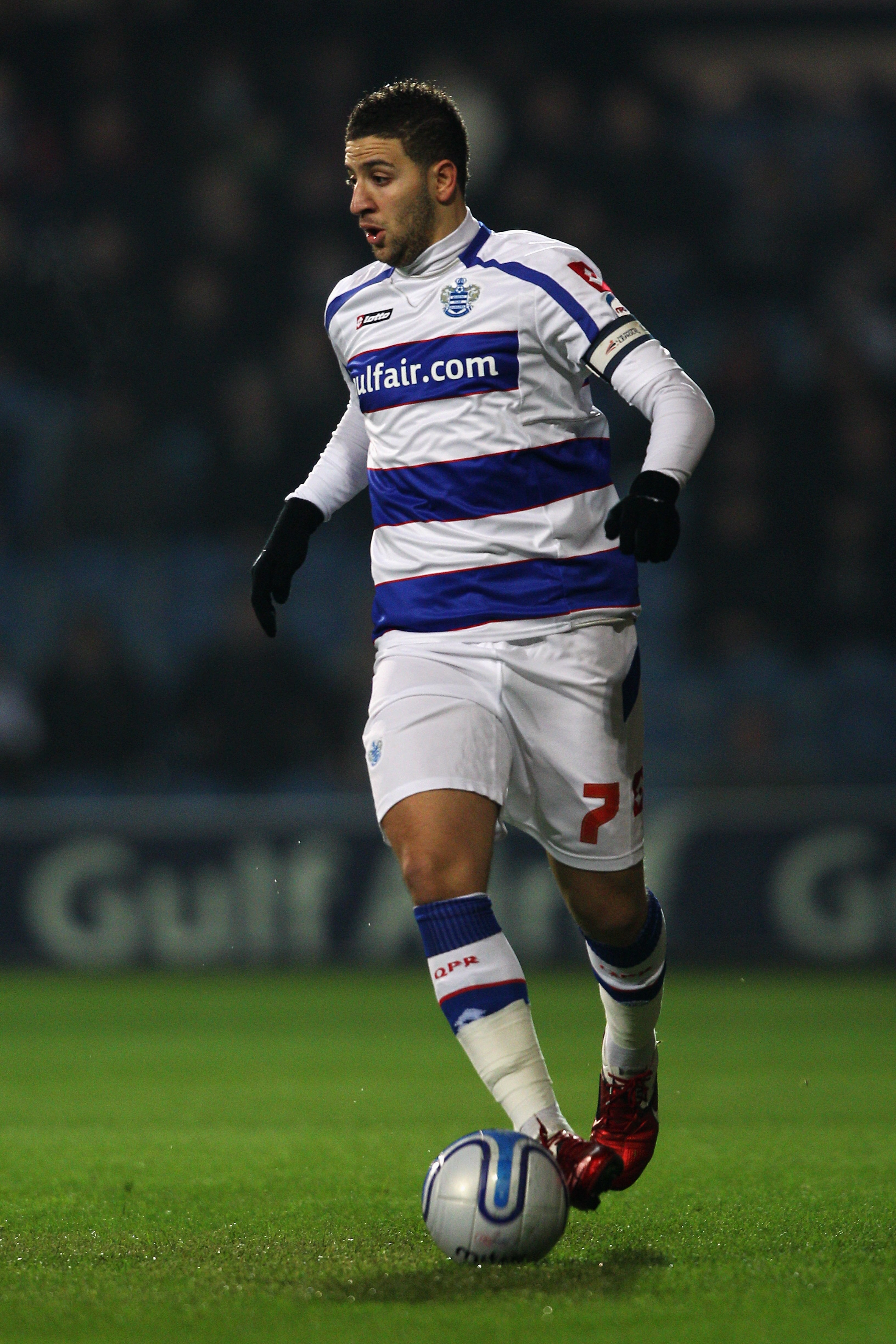 LONDON, ENGLAND - FEBRUARY 01:  Adel Taarabt of QPR in action during the npower Championship match between Queens Park Rangers and Portsmouth at Loftus Road on February 1, 2011 in London, England.  (Photo by Dean Mouhtaropoulos/Getty Images)