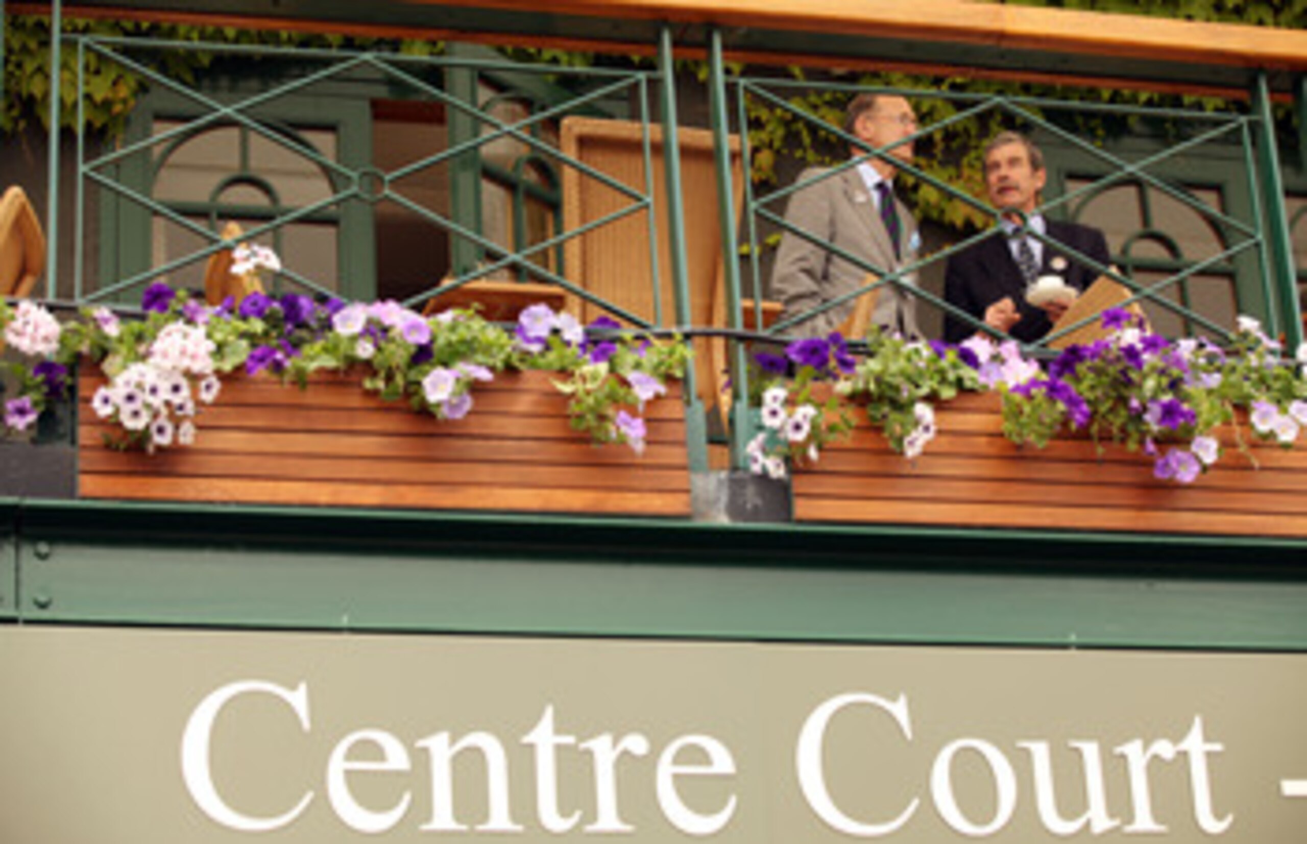 LONDON, ENGLAND - JUNE 21:  General views around Centre Court on Day One of the Wimbledon Lawn Tennis Championships at the All England Lawn Tennis and Croquet Club on June 21, 2010 in London, England.  (Photo by Oli Scarff/Getty Images)