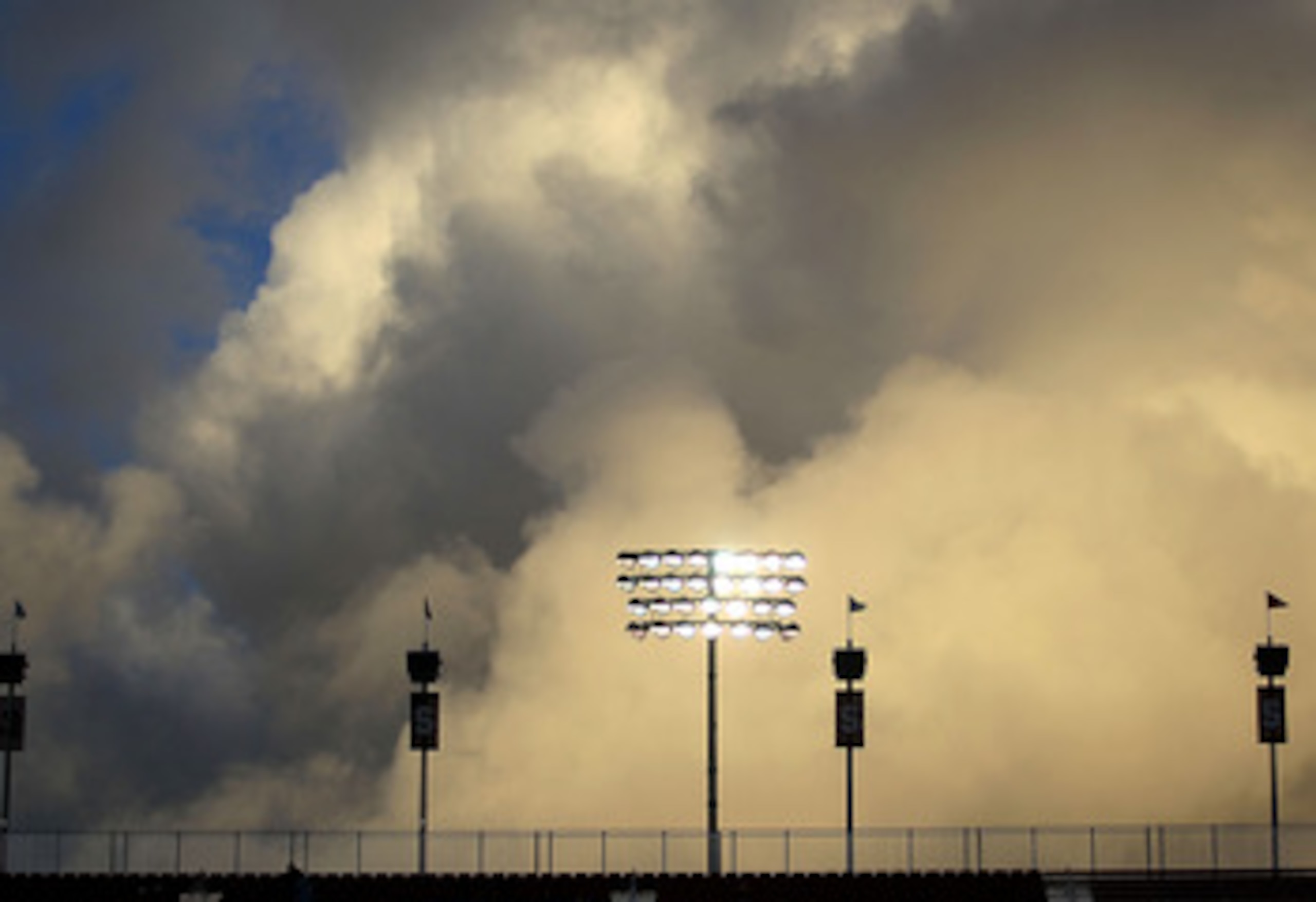 PALO ALTO, CA - NOVEMBER 27: Storm clouds loom over Stanford Stadium before the game played between the Stanford Cardinal and the Oregon State Beavers at Stanford Stadium on November 27, 2010 in Palo Alto, California. (Photo by Ezra Shaw/Getty Images) PALO ALTO, CA - NOVEMBER 27: Storm clouds loom over Stanford Stadium before the game played between the Stanford Cardinal and the Oregon State Beavers at Stanford Stadium on November 27, 2010 in Palo Alto, California. (Photo by Ezra Shaw/Getty Images)