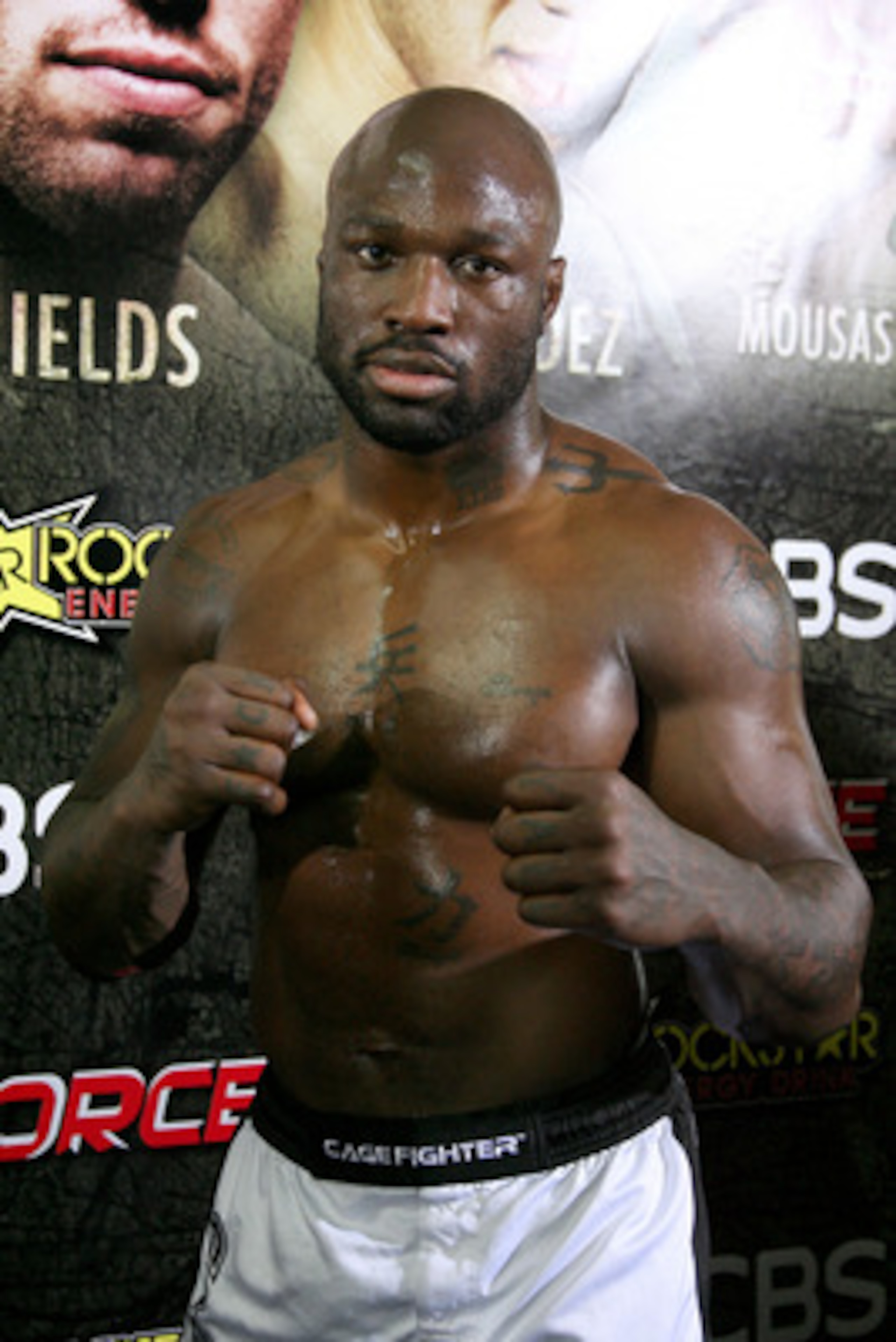 HOLLYWOOD - MARCH 17:  Undefeated Light Heavyweight contender 'King Mo' Lawal attends the CBS' Strikeforce MMA Fighters Open Media Workout on March 17, 2010 in Hollywood, California.  (Photo by Valerie Macon/Getty Images)