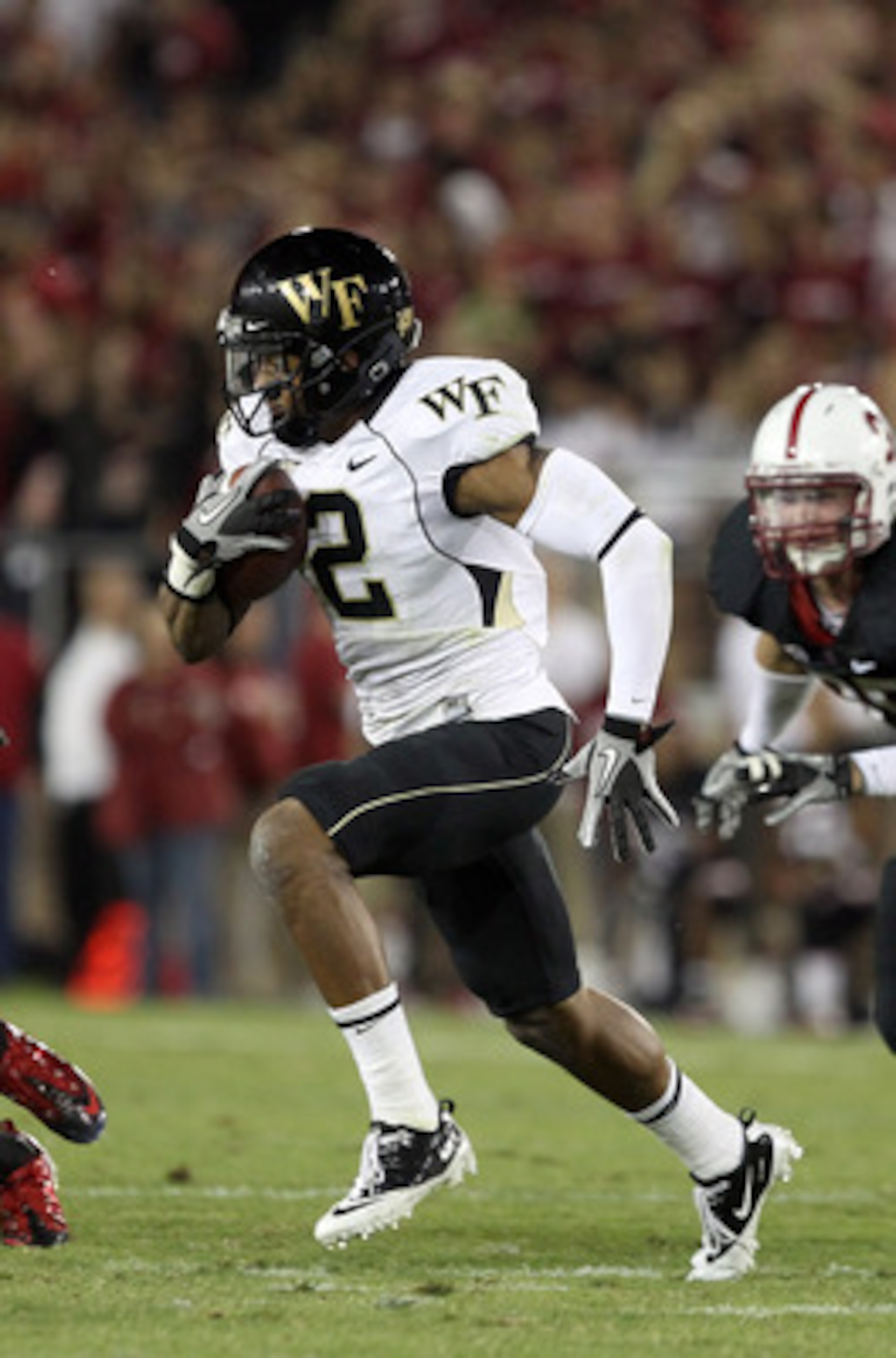 PALO ALTO, CA - SEPTEMBER 18:  Chris Givens #2 of the Wake Forest Demon Deacons in action against the Stanford Cardinal at Stanford Stadium on September 18, 2010 in Palo Alto, California.  (Photo by Ezra Shaw/Getty Images)