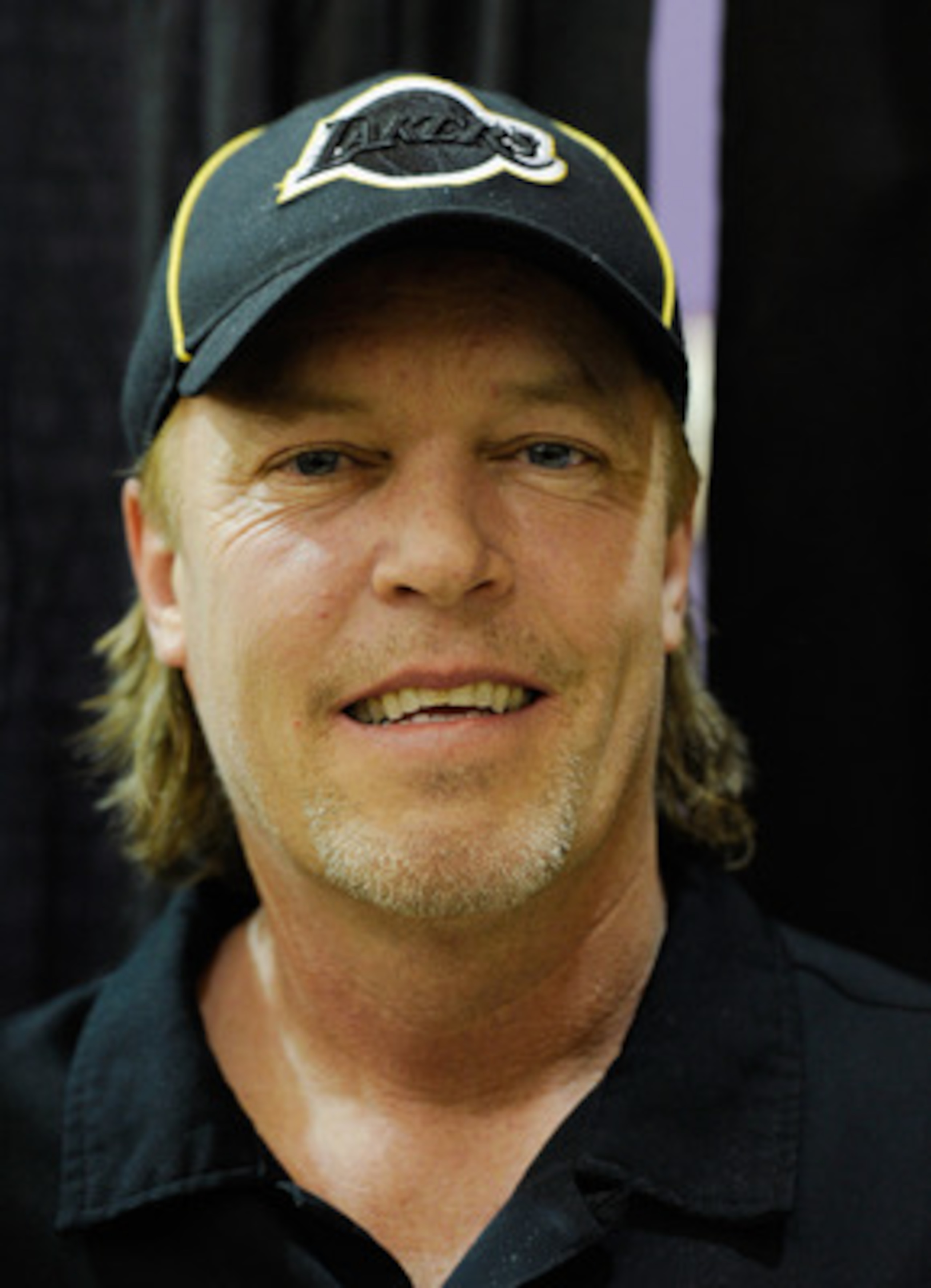 EL SEGUNDO, CA - MAY 31:  Jim Buss, executive vice president of basketball operations of the Los Angeles Lakers, is seen after Lakers new coach Mike Brown's introductory news conference at the team's training facility on May 31, 2011 in El Segundo, Califo