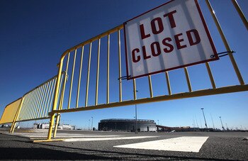 EAST RUTHERFORD, NJ - MARCH 03:  An empty parking lot is seen at New Meadowlands Stadium, home of the NFL's New York Jets and New York Giants, March 3, 2011 in East Rutherford, New Jersey. Last minute negotiations between the NFL owners and its players un