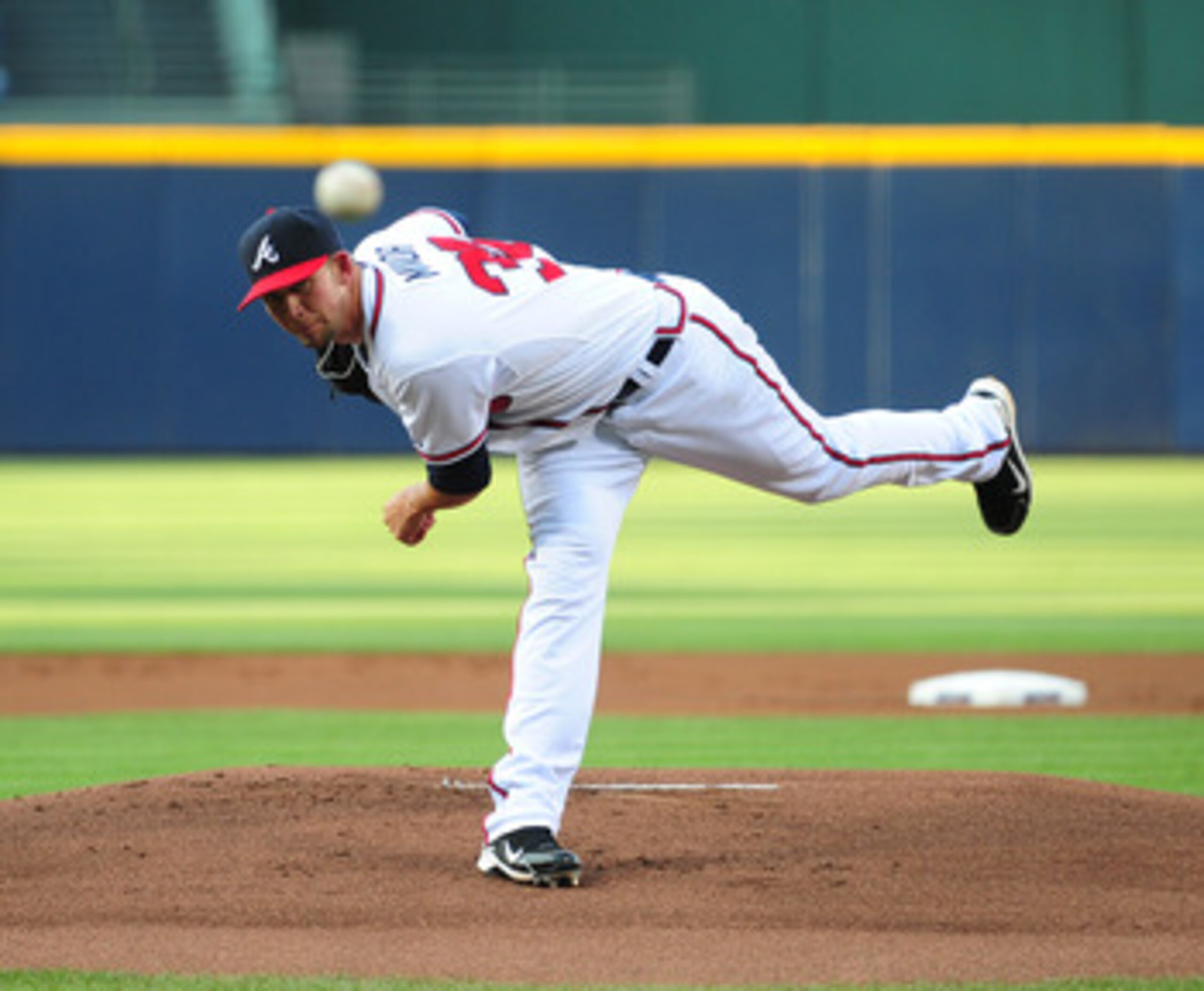 ATLANTA - MAY 31: Mike Minor #36 of the Atlanta Braves pitches against the San Diego Padres at Turner Field on May 31, 2011 in Atlanta, Georgia. (Photo by Scott Cunningham/Getty Images)