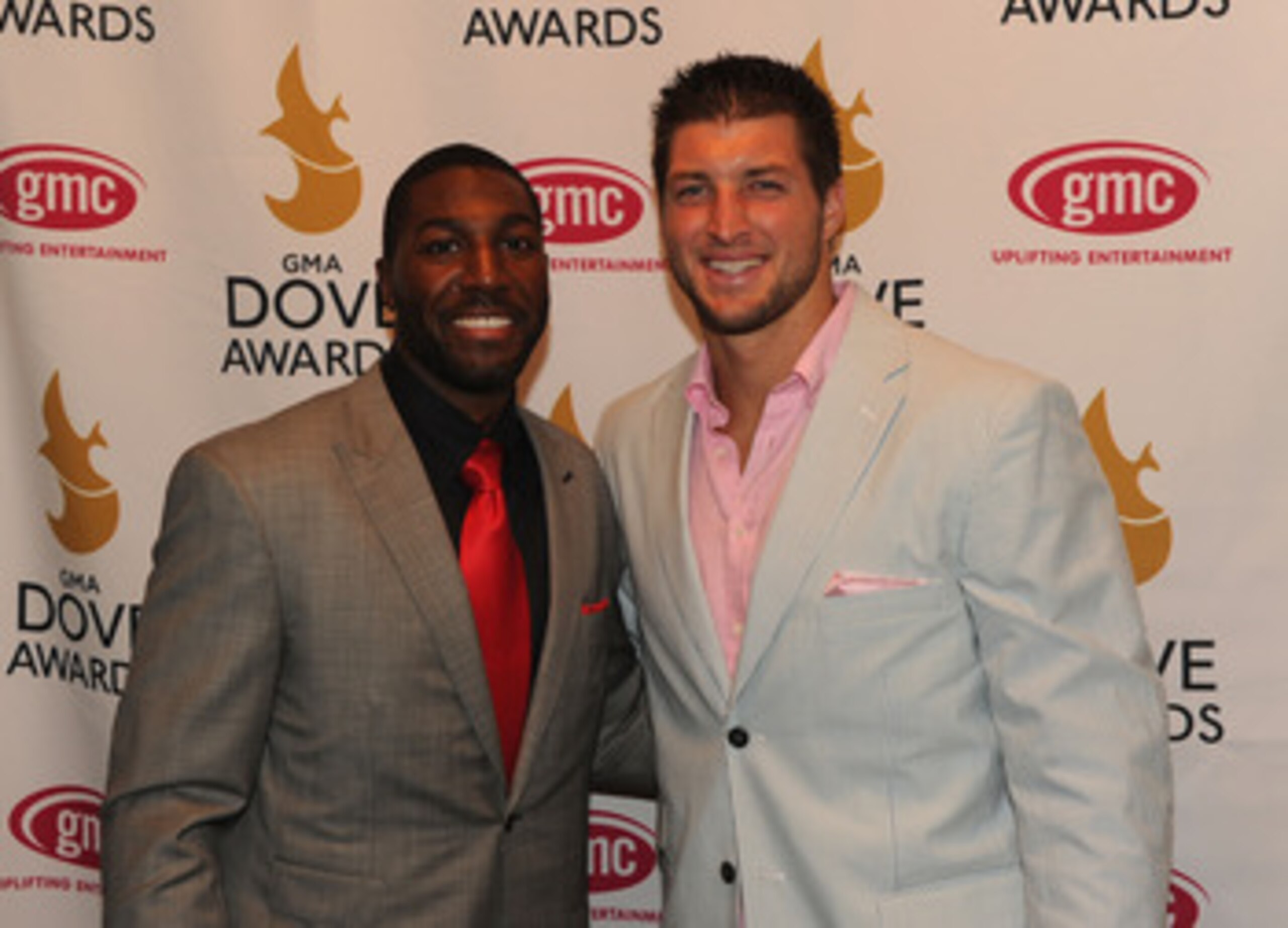 ATLANTA, GA - APRIL 20: NFL Players Greg Jennings and Tim Tebow attend the 42nd Annual GMA Dove Awards at The Fox Theatre on April 20, 2011 in Atlanta City.  (Photo by Rick Diamond/Getty Images for GMA)