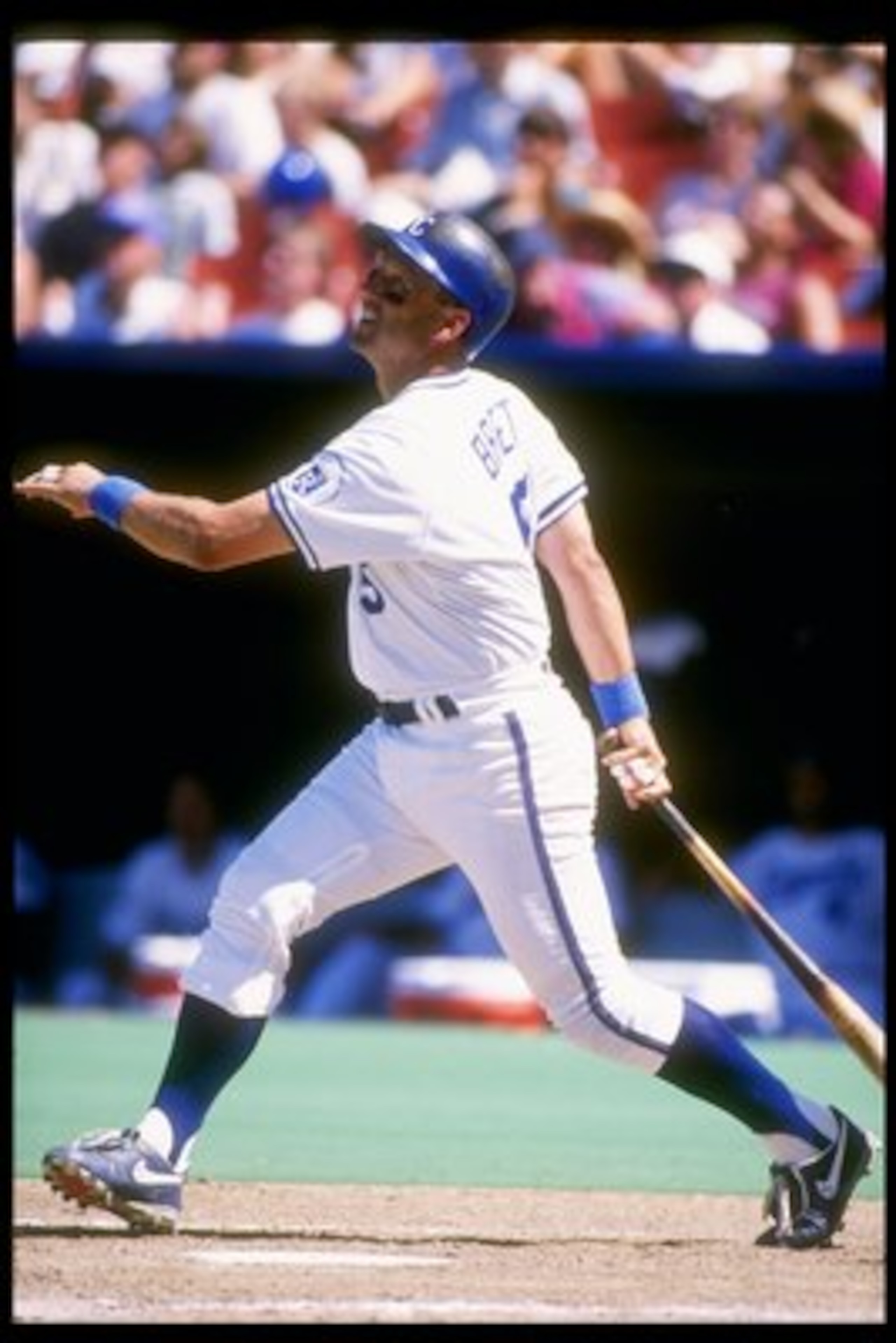 29 Jul 1993:  Infielder George Brett of the Kansas City Royals in action during a game against the Texas Rangers at Royals Stadium in Kansas City, Missouri.  Mandatory Credit: Jonathan Daniel  /Allsport