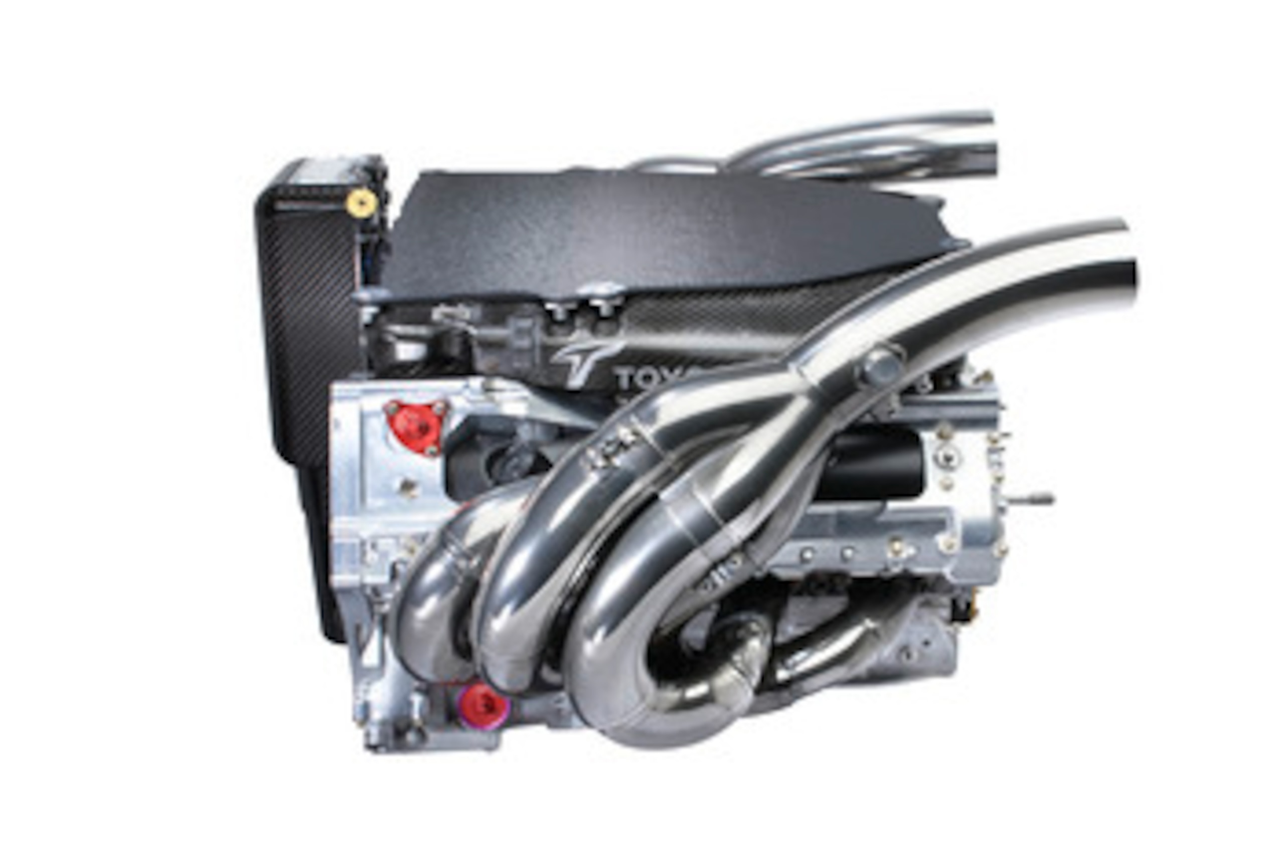 COLOGNE, GERMANY - JANUARY 15: In this handout picture the engine of the new TF109 is seen during the Panasonic Toyota Formula One Grand Prix team launch of the TF109 race car for the 2009 season at the Toyota Motorsport Racing head quarter on January 15,