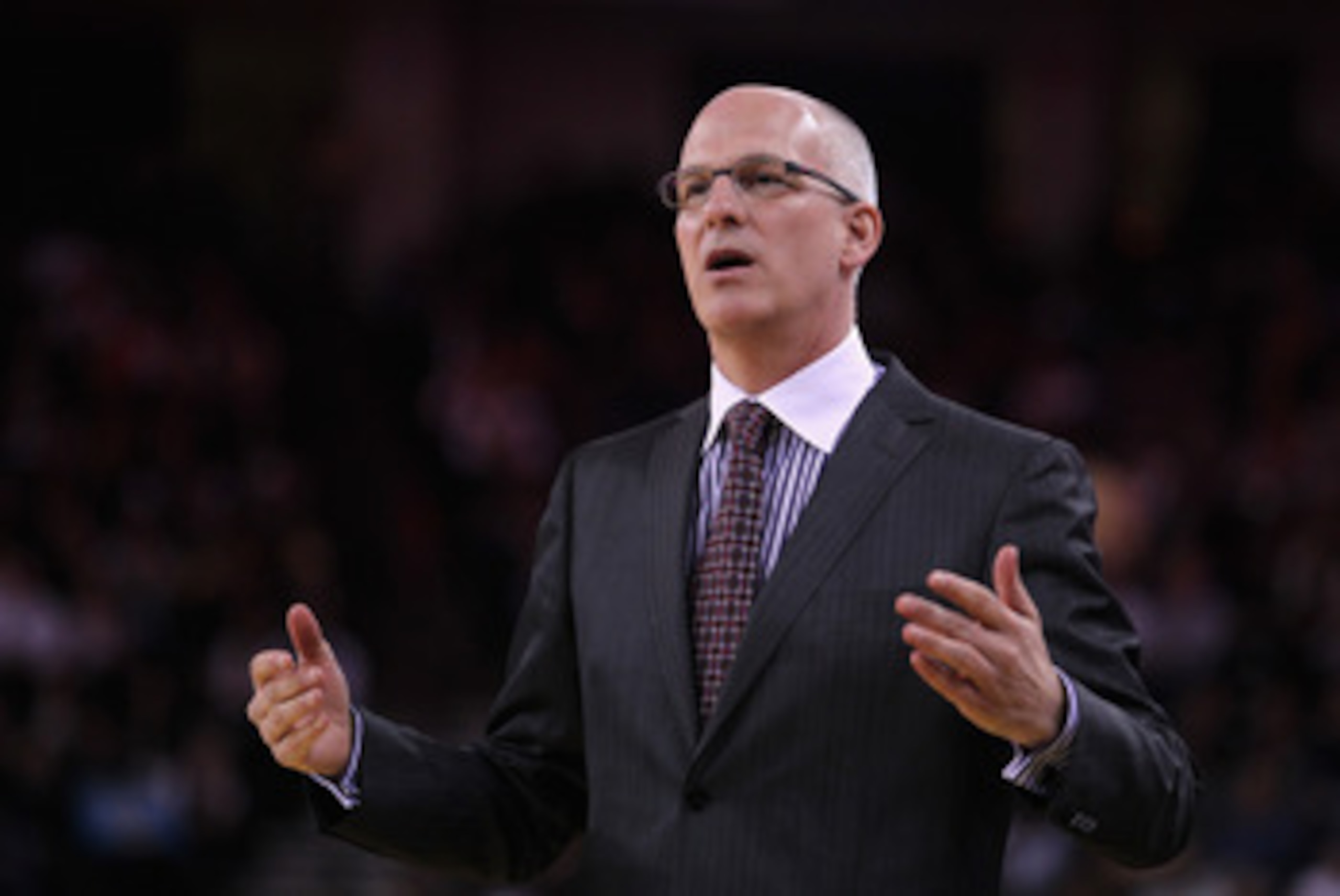 OAKLAND, CA - MARCH 25: Head coach Jay Triano of the Toronto Raptors argues a call during their game against the Golden State Warriors at Oracle Arena on March 25, 2011 in Oakland, California. NOTE TO USER: User expressly acknowledges and agrees that, by OAKLAND, CA - MARCH 25: Head coach Jay Triano of the Toronto Raptors argues a call during their game against the Golden State Warriors at Oracle Arena on March 25, 2011 in Oakland, California. NOTE TO USER: User expressly acknowledges and agrees that, by