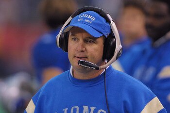 22 Nov 2001 : Marty Mornhinweg, head coach of the Detroit Lions during the game against the Green Bay Packers at Pontiac Silverdome in Pontiac, Michigan. The Packers won 29-27. DIGITAL IMAGE. Mandatory Credit: Tom Pidgeon/Allsport