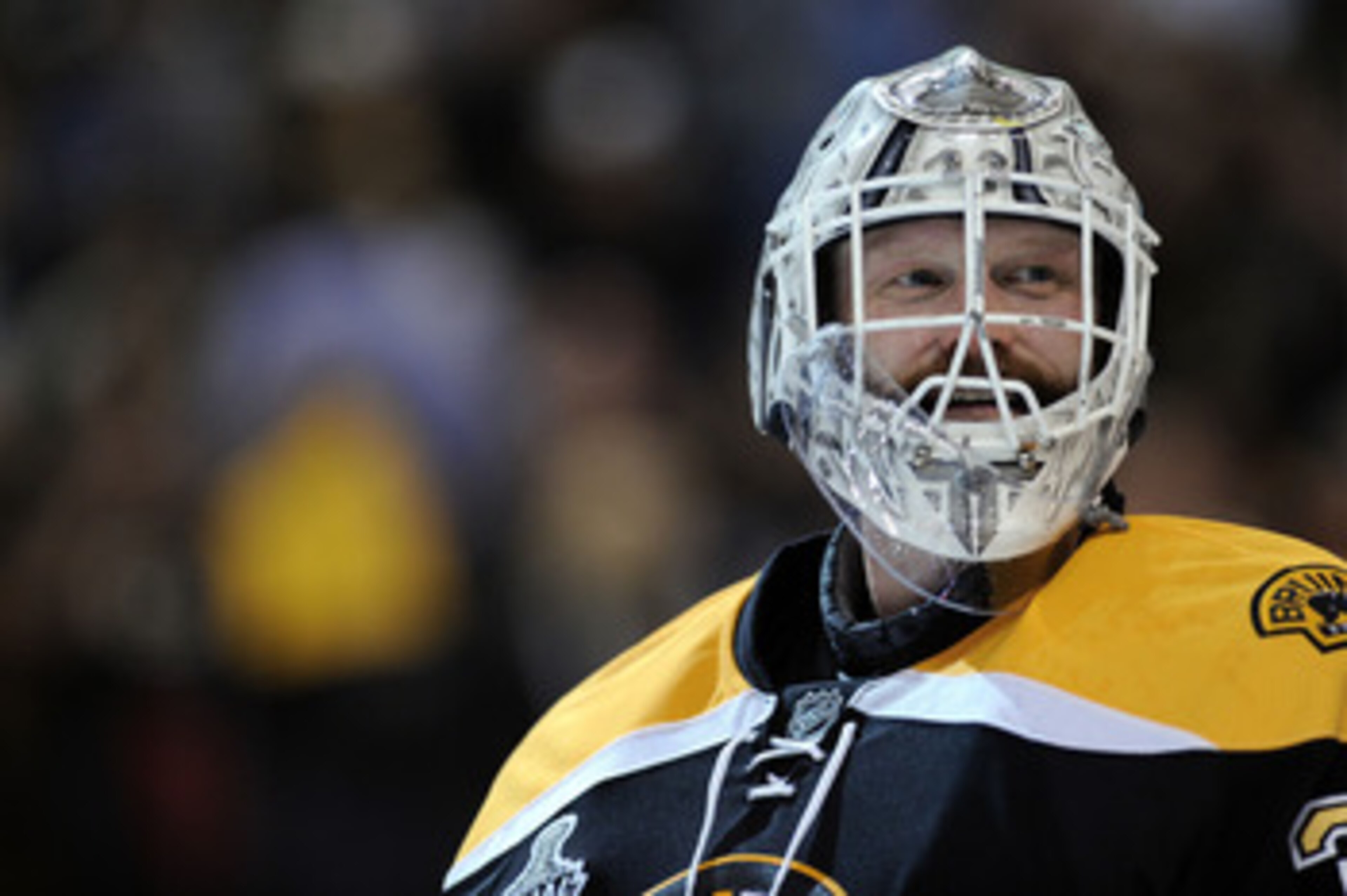 BOSTON, MA - JUNE 06: Tim Thomas #30 of the Boston Bruins looks on against the Vancouver Canucks during Game Three of the 2011 NHL Stanley Cup Final at TD Garden on June 6, 2011 in Boston, Massachusetts. (Photo by Harry How/Getty Images) BOSTON, MA - JUNE 06: Tim Thomas #30 of the Boston Bruins looks on against the Vancouver Canucks during Game Three of the 2011 NHL Stanley Cup Final at TD Garden on June 6, 2011 in Boston, Massachusetts. (Photo by Harry How/Getty Images)