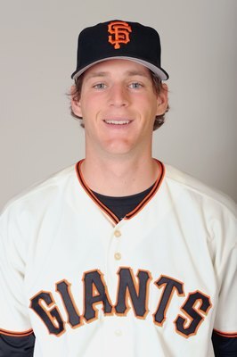 SCOTTSDALE, ARIZONA - FEBRUARY 23:  Conor Gillaspie of the San Francisco Giants poses during photo day at Scottsdale Stadium on February 23, 2009 in Scottsdale, Arizona. (Photo by: Harry How/Getty Images)
