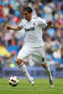MADRID, SPAIN - APRIL 30:  Kaka of Real Madrid in action during the La Liga match between Real Madrid and Real Zaragoza at Estadio Santiago Bernabeu on April 30, 2011 in Madrid, Spain.  (Photo by Julian Finney/Getty Images)