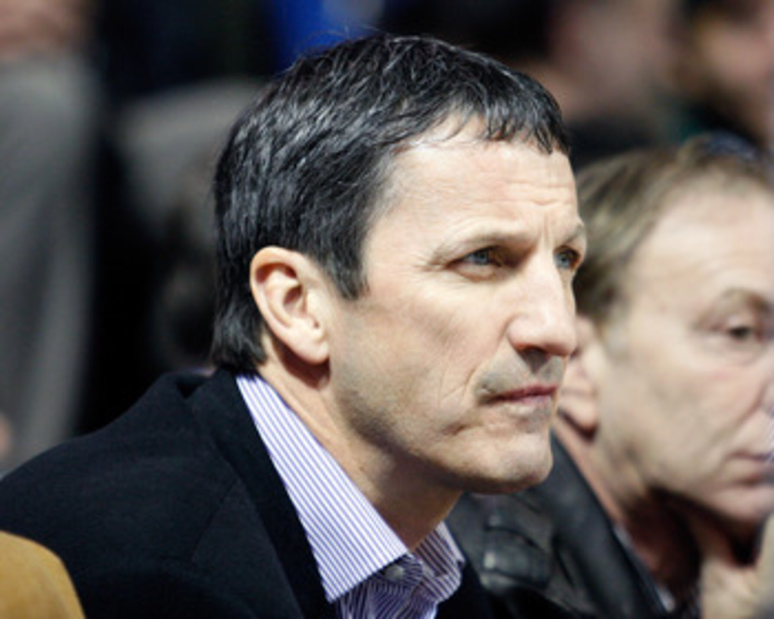 MONTREAL- JANUARY 14:  Former Dallas Stars and Montreal Canadiens player Guy Carbonneau watches the NHL game between the Dallas Stars and Montreal Canadiens on January 14, 2010 at the Bell Centre in Montreal, Quebec, Canada.  The Canadiens defeated the St
