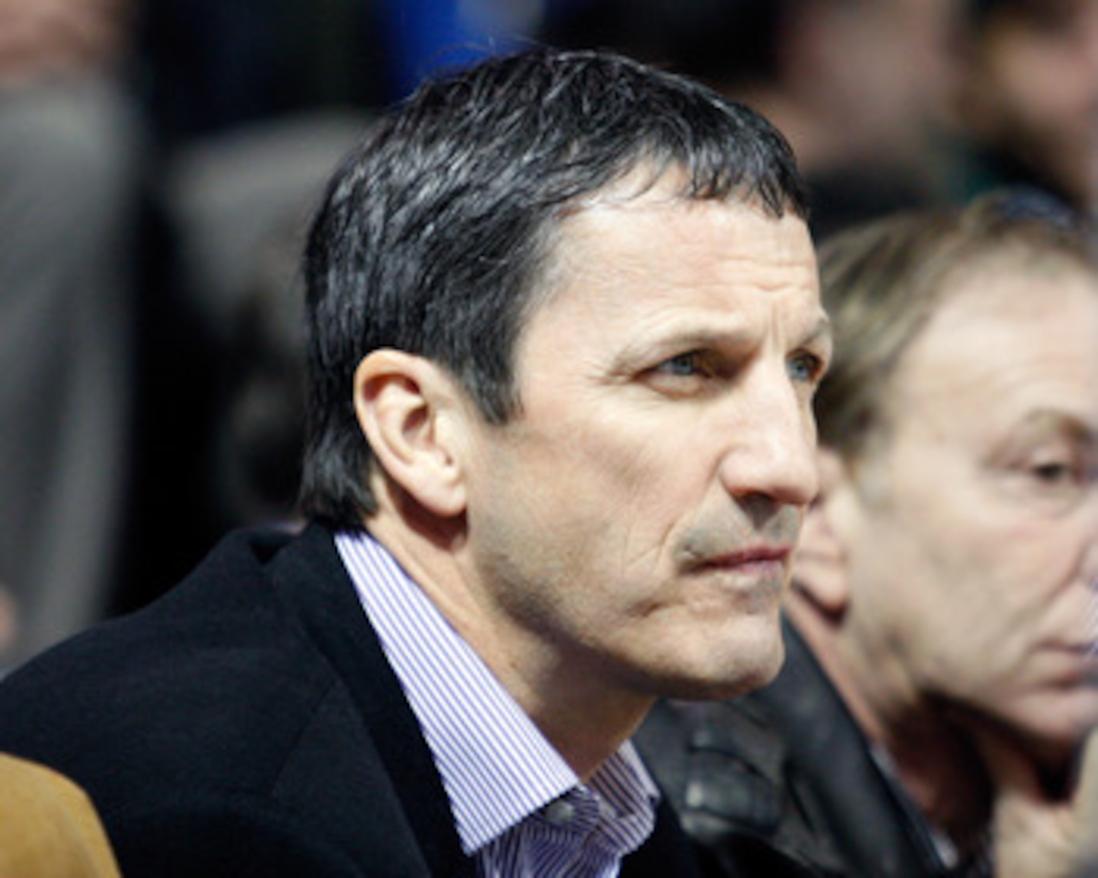 MONTREAL- JANUARY 14:  Former Dallas Stars and Montreal Canadiens player Guy Carbonneau watches the NHL game between the Dallas Stars and Montreal Canadiens on January 14, 2010 at the Bell Centre in Montreal, Quebec, Canada.  The Canadiens defeated the St
