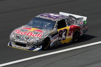 CHARLOTTE, NC - MAY 26:  Brian Vickers drives the #83 Red Bull Toyota during practice for the NASCAR Sprint Cup Series Coca-Cola 600 at Charlotte Motor Speedway on May 26, 2011 in Charlotte, North Carolina.  (Photo by John Harrelson/Getty Images for NASCA