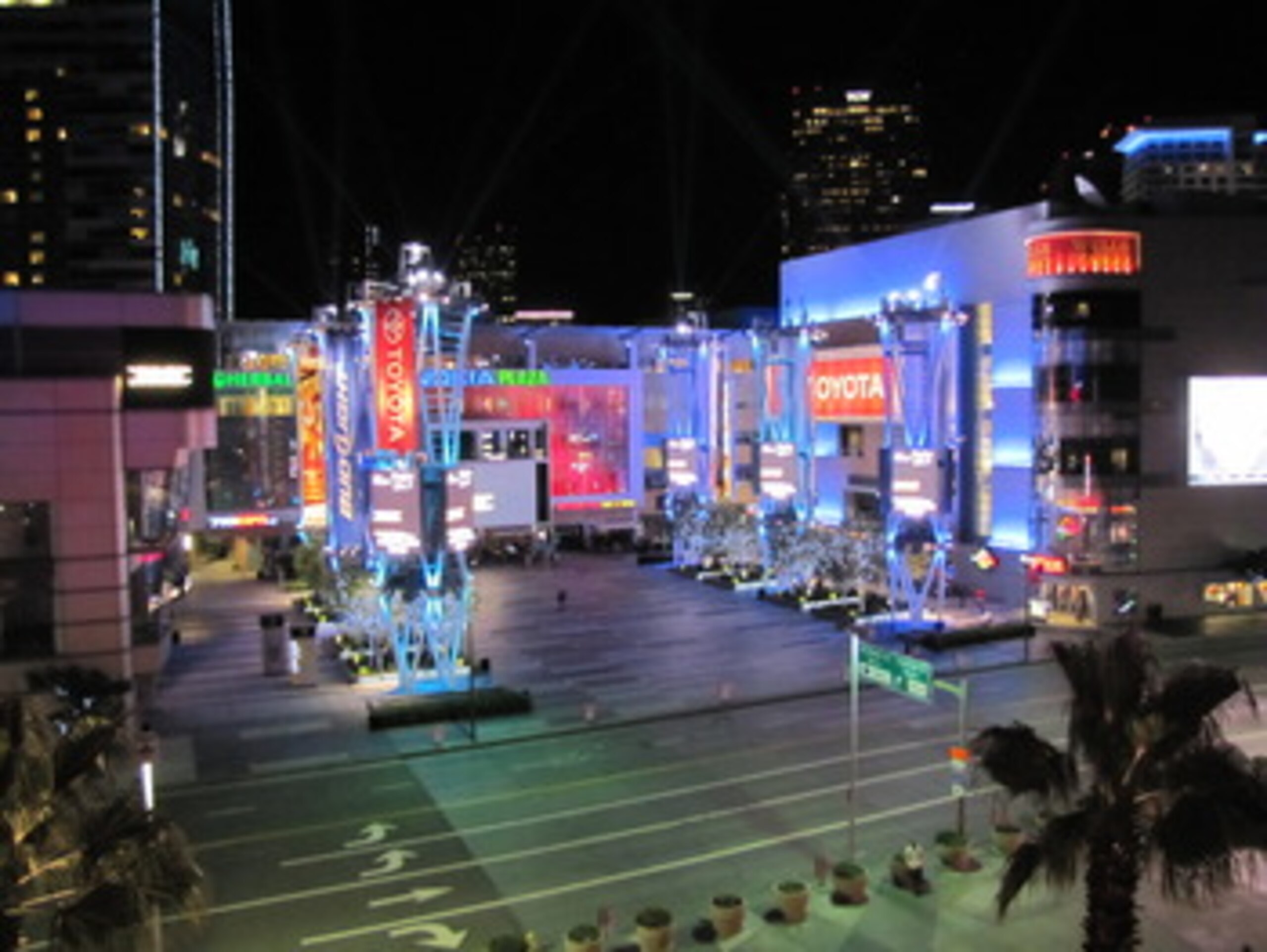 LA Live Outside Staples Center