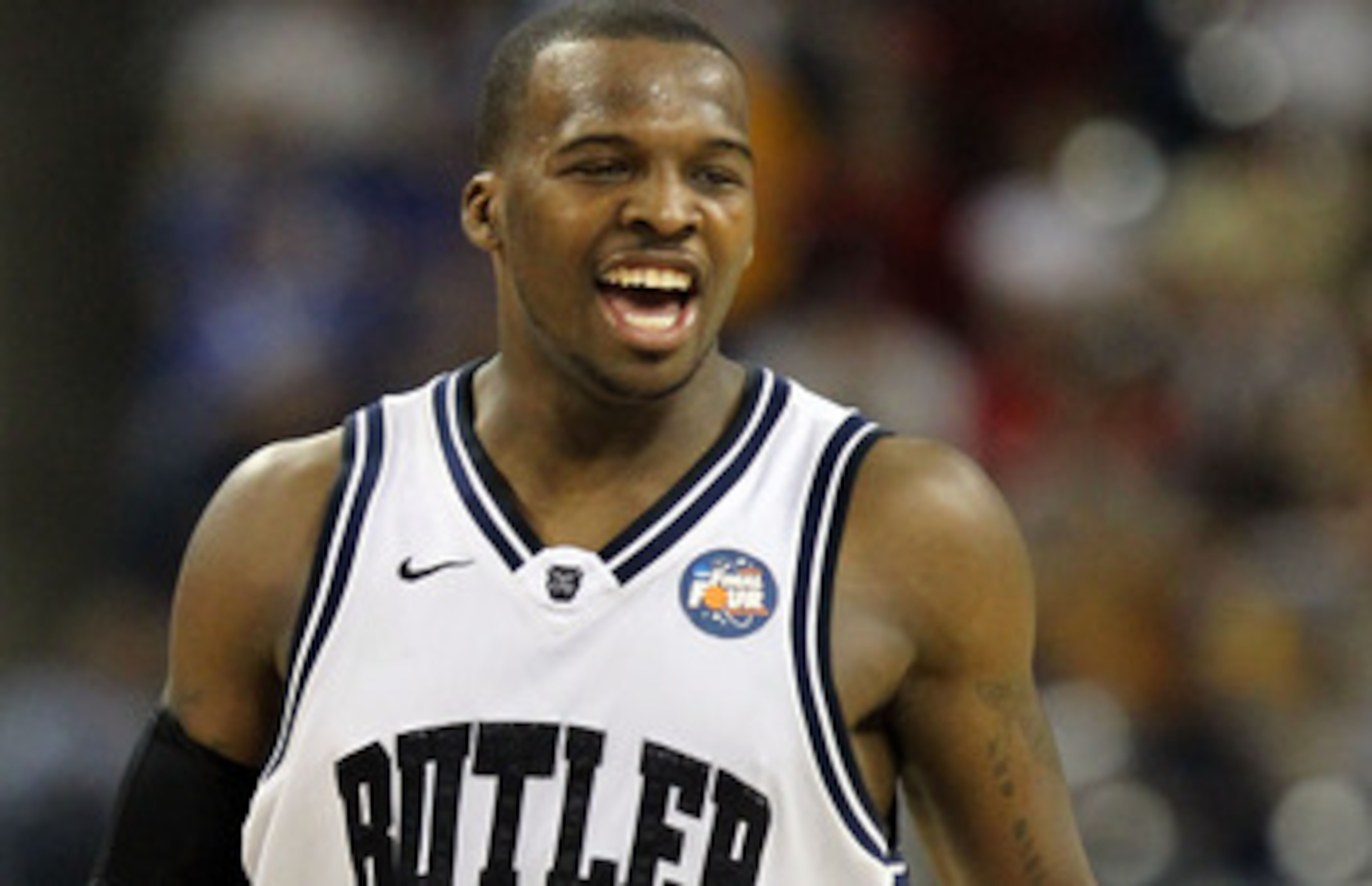 HOUSTON, TX - APRIL 02:  Shelvin Mack #1 of the Butler Bulldogs reacts against the Virginia Commonwealth Rams during the National Semifinal game of the 2011 NCAA Division I Men's Basketball Championship at Reliant Stadium on April 2, 2011 in Houston, Texa