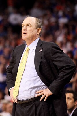 TAMPA, FL - MARCH 19:  Head coach Ben Howland of the UCLA Bruins looks on against the Florida Gators during the third round of the 2011 NCAA men's basketball tournament at St. Pete Times Forum on March 19, 2011 in Tampa, Florida. Florida won 73-65. (Photo