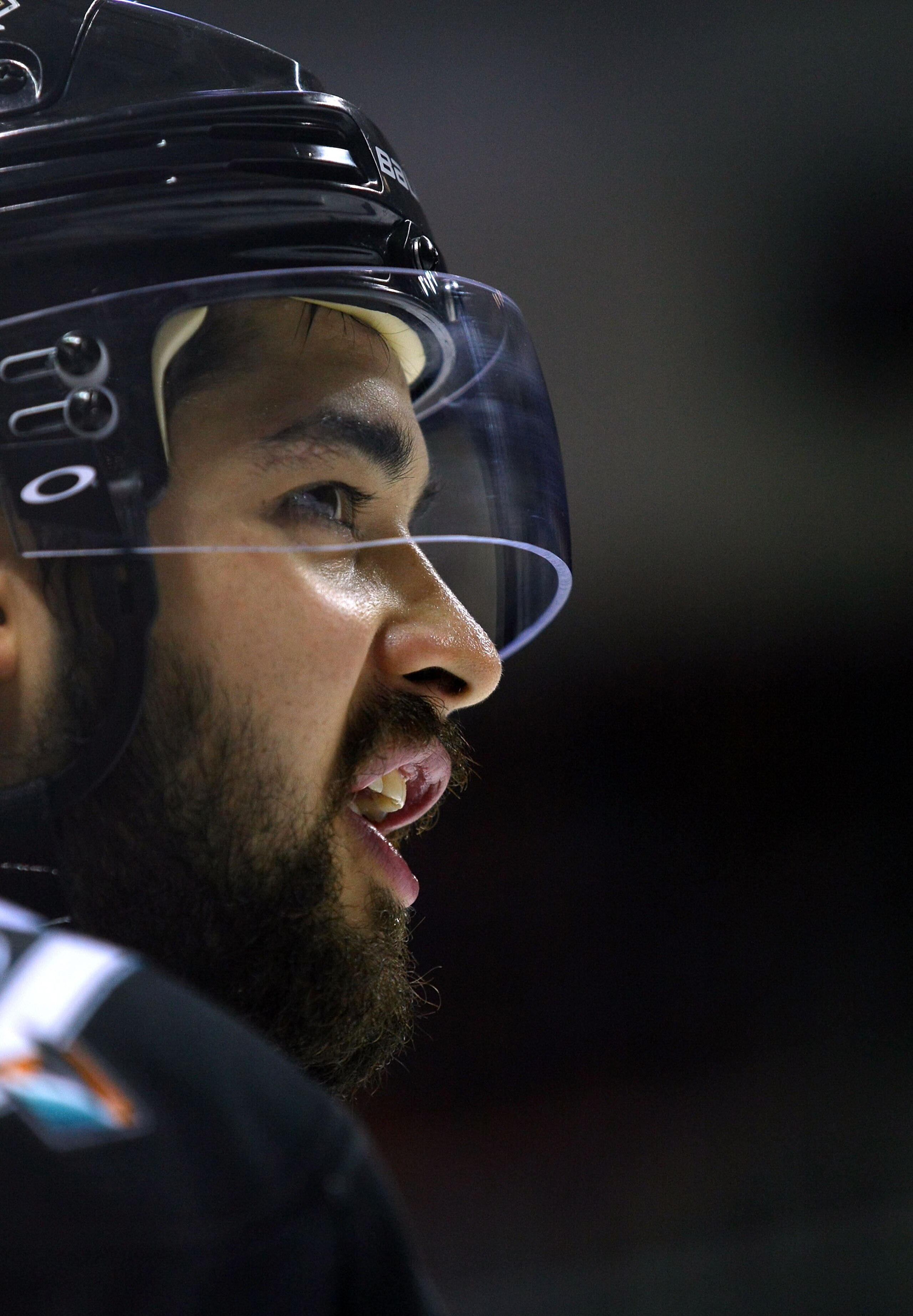 SAN JOSE, CA - MAY 20: Devin Setoguchi #16 of the San Jose Sharks looks on prior to a faceoff in Game Three of the Western Conference Finals against the Vancouver Canucks during the 2011 Stanley Cup Playoffs at HP Pavilion on May 20, 2011 in San Jose, Ca SAN JOSE, CA - MAY 20: Devin Setoguchi #16 of the San Jose Sharks looks on prior to a faceoff in Game Three of the Western Conference Finals against the Vancouver Canucks during the 2011 Stanley Cup Playoffs at HP Pavilion on May 20, 2011 in San Jose, Ca