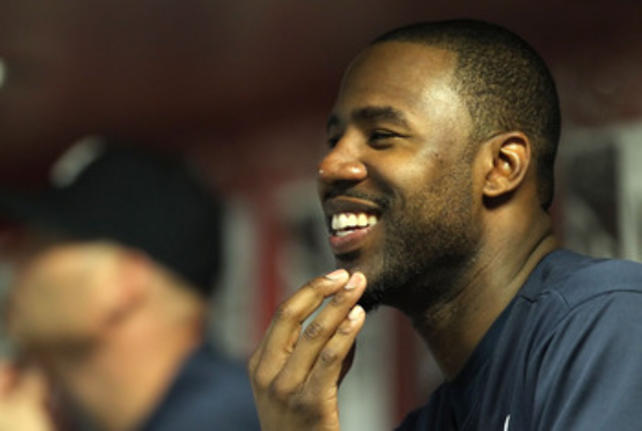 PHOENIX, AZ - MAY 18:  Jason Heyward #22 of the Atlanta Braves watches from the dugout during the Major League Baseball game against the Arizona Diamondbacks at Chase Field on May 18, 2011 in Phoenix, Arizona. The Diamondbacks defeated the Braves 5-4 in e