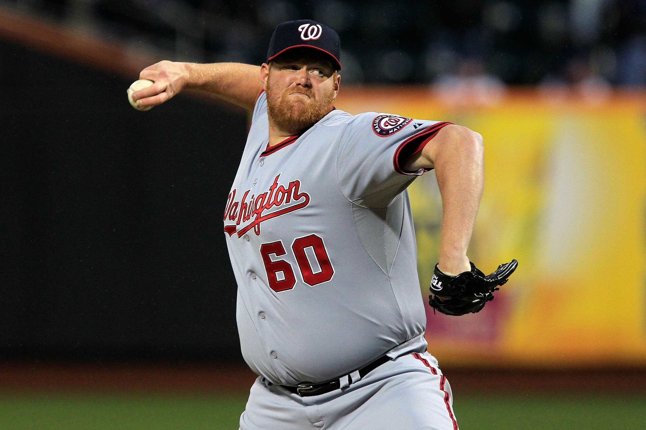 NEW YORK, NY - APRIL 08:  Closing pitcher Todd Coffey #60 of the Washington Nationals throws a pitch against the New York Mets during the Mets' Home Opener at Citi Field on April 8, 2011 in the Flushing neighborhood of Queens in New York City.  (Photo by