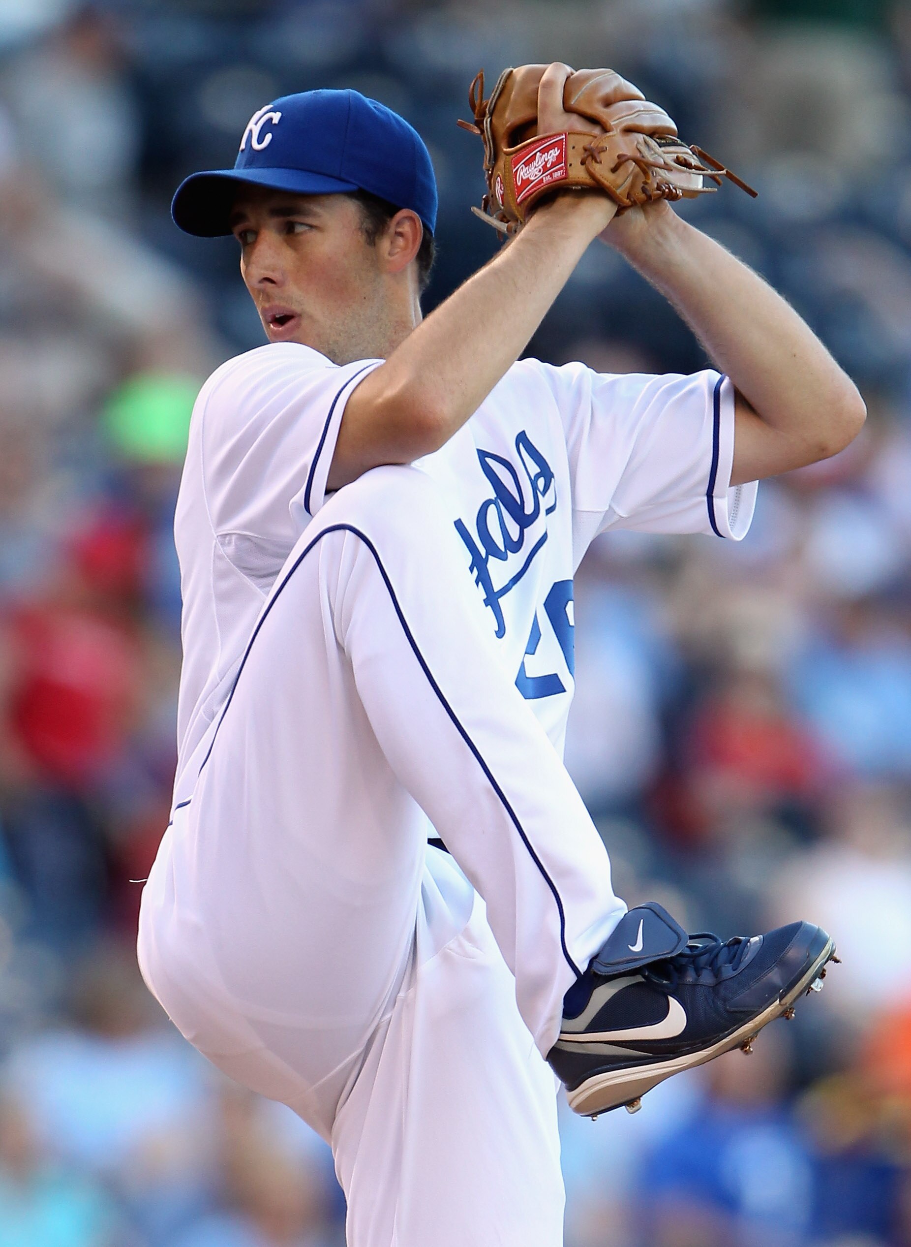 KANSAS CITY, MO - MAY 31:  Starting pitcher Jeff Francis #26 of the Kansas City Royals in action during the game against  the Los Angeles Angels of Anaheim on May 31, 2011 at Kauffman Stadium in Kansas City, Missouri.  (Photo by Jamie Squire/Getty Images)