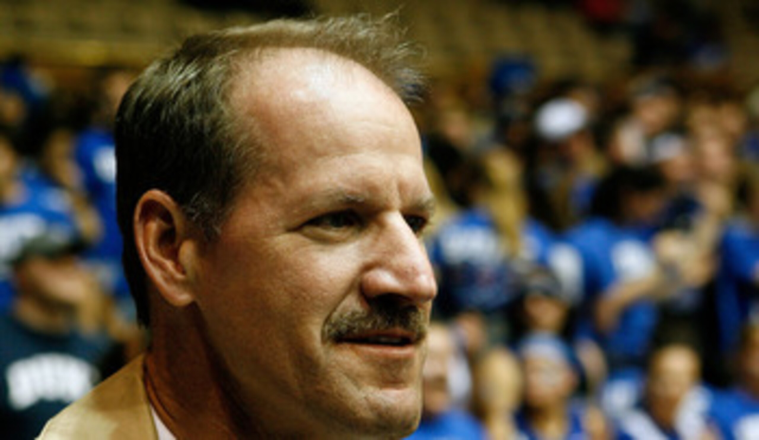 DURHAM, NC - FEBRUARY 11:  Former Pittsburgh Steelers Head Coach Bill Cowher attends the game between the North Carolina Tar Heels and the Duke Blue Devils on February 11, 2009 at Cameron Indoor Stadium in Durham, North Carolina.  (Photo by Kevin Cox/Gett