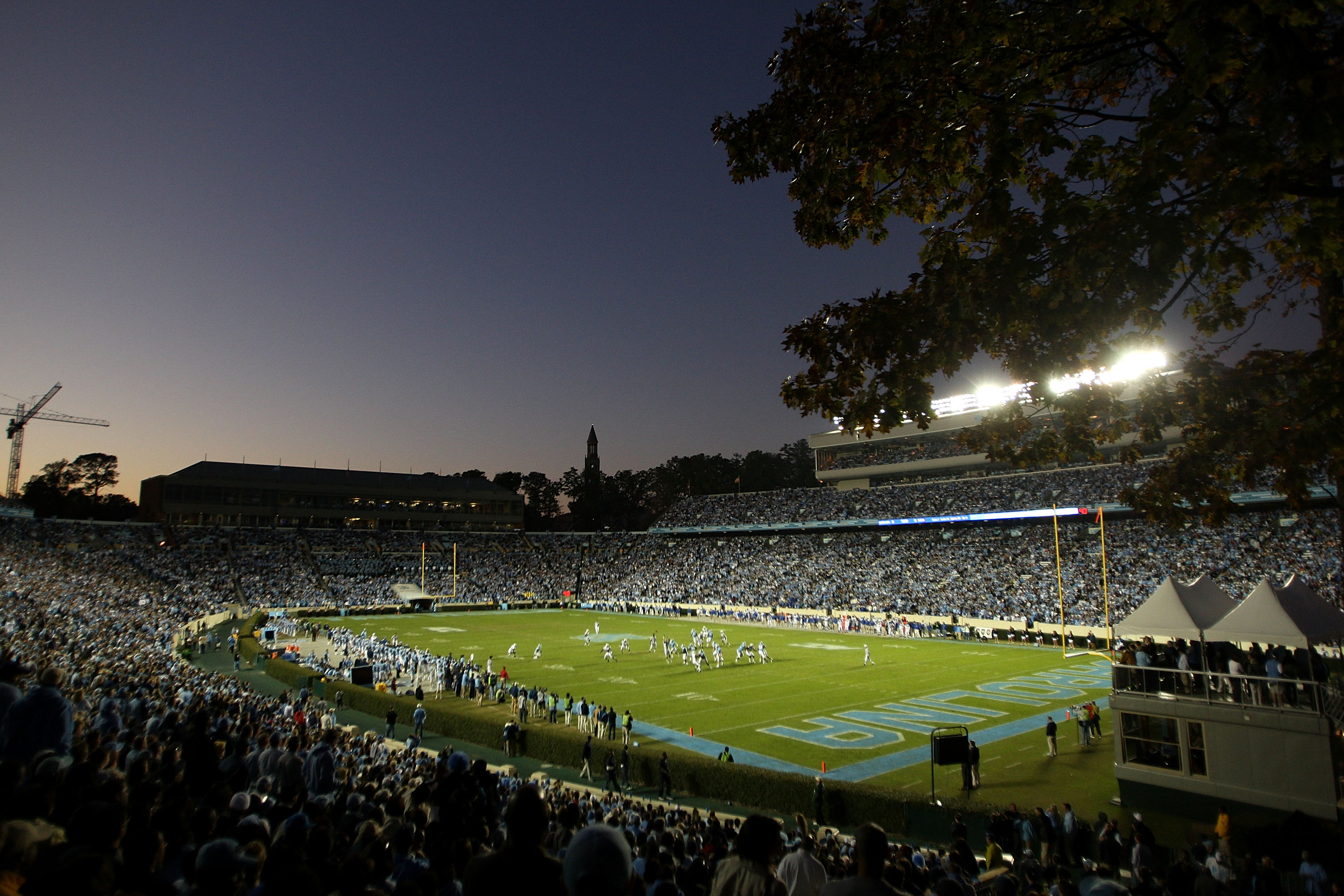 CHAPEL HILL, NC - NOVEMBER 07:  A general view of the field during the Duke Blue Devils versus North Carolina Tar Heels during their game at Kenan Stadium on November 7, 2009 in Chapel Hill, North Carolina.  (Photo by Streeter Lecka/Getty Images)