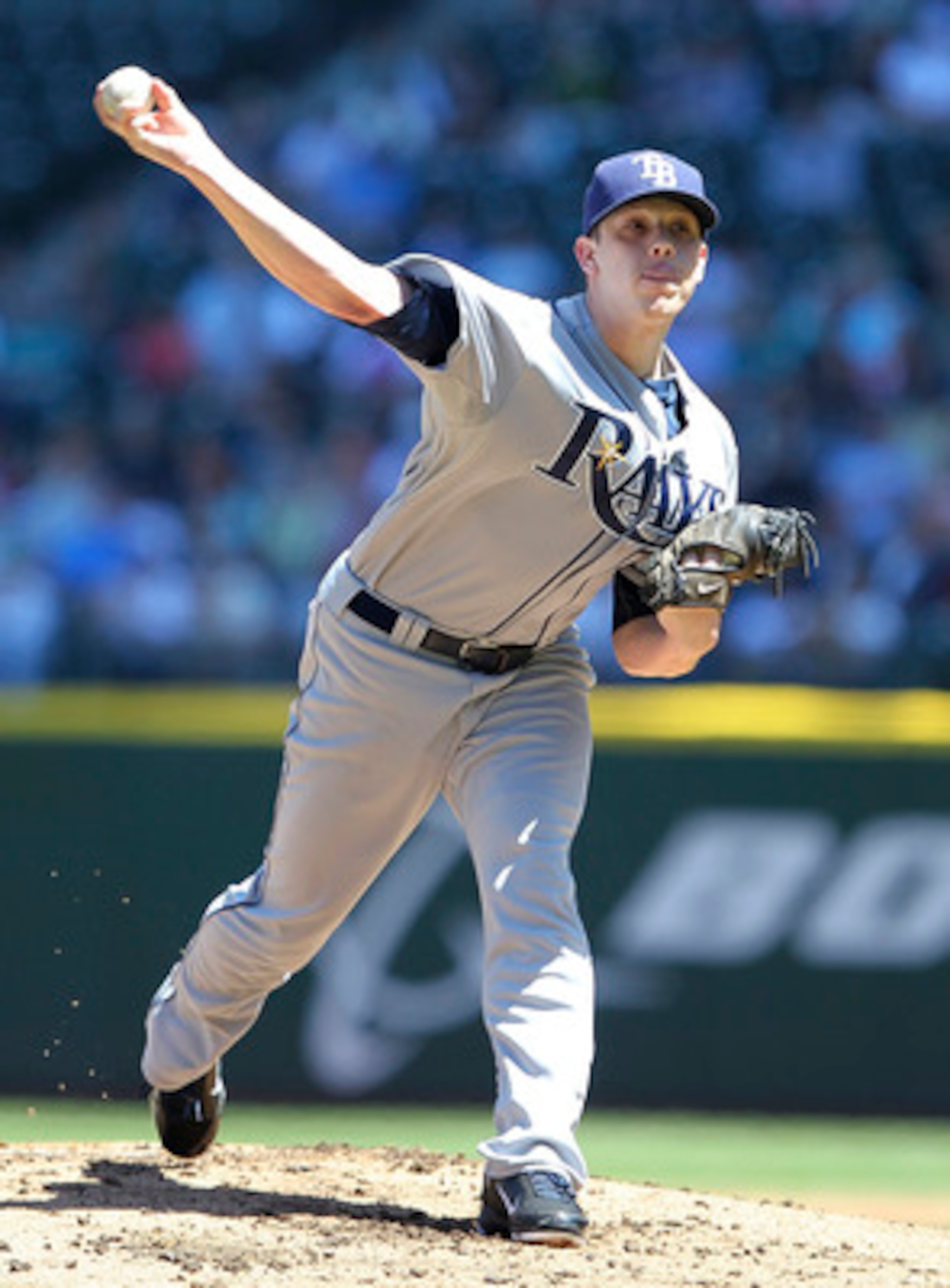 SEATTLE - JUNE 04:  Starting pitcher Jeremy Hellickson #58 of the Tampa Bay Rays pitches against the Seattle Mariners at Safeco Field on June 4, 2011 in Seattle, Washington. (Photo by Otto Greule Jr/Getty Images)