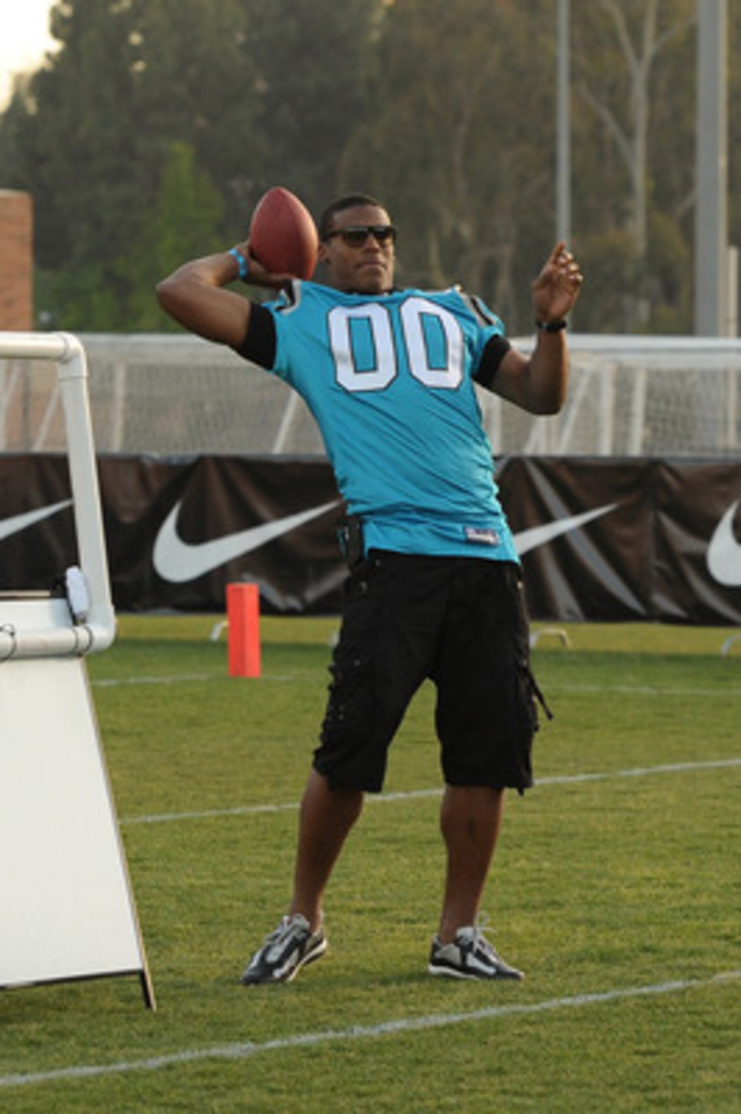 LOS ANGELES, CA - MAY 20:  Cam Newton attends the NFL PLAYERS Premiere League Flag Football Game at UCLA on May 20, 2011 in Los Angeles, California.  (Photo by Noel Vasquez/Getty Images)