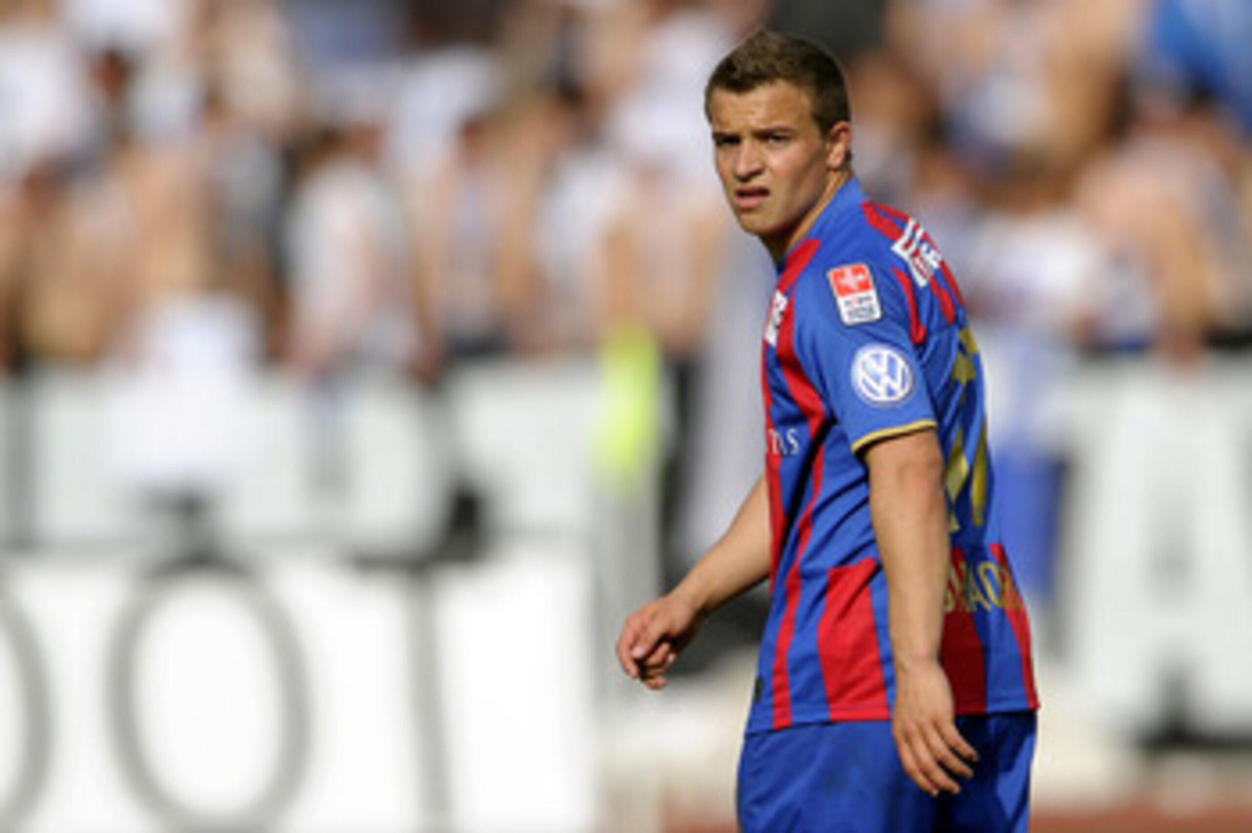 SWITZERLAND, ZURICH - APRIL 25:  Xherdan Shaqiri of FC Basel 1893 during the Swiss Super League match between Grasshopper Club and FC Basel at Letzigrund Stadium on April 25, 2010 in Zurich, Switzerland.   (Photo by Fabrice Coffrini / EuroFootball / Getty