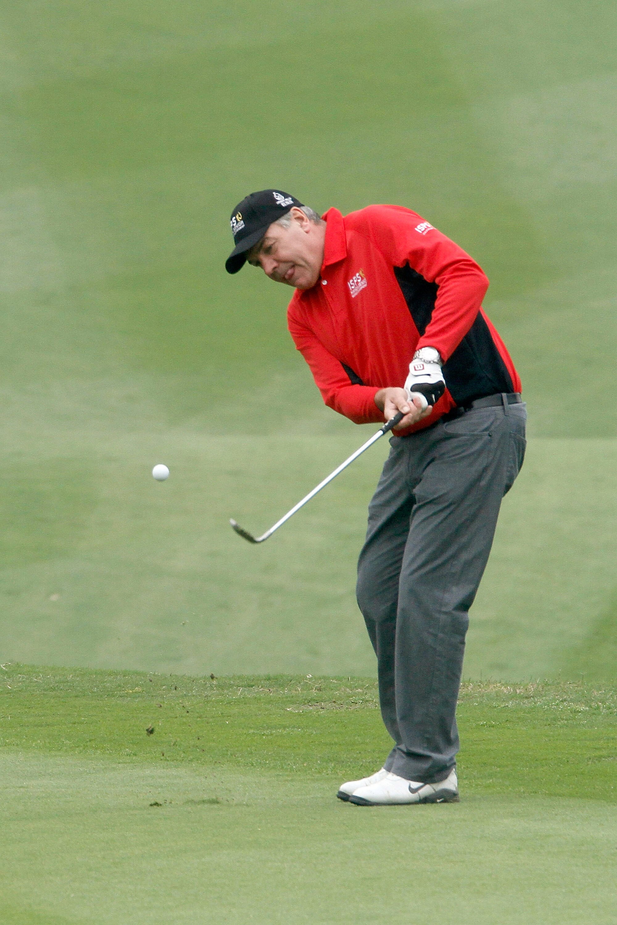 SHENZHEN, CHINA - MARCH 10:  Football manager Sam Allardyce in action during the Pro-Am for the ISPS Handa Senior World Championship presented by Mission Hills and played on the World Cup Course on March 10, 2011 in Shenzhen, Guangdong.  (Photo by Phil In