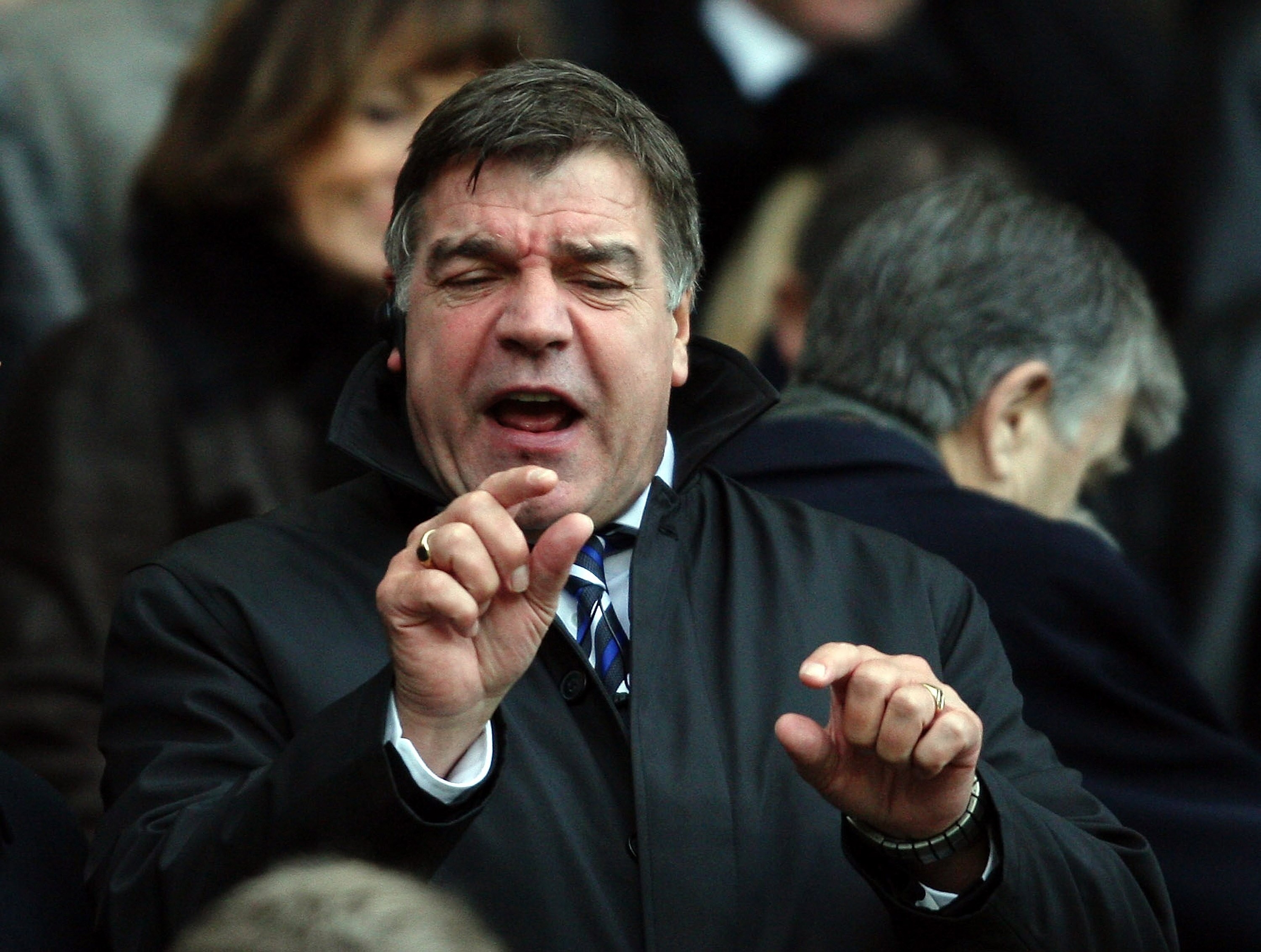 HULL, ENGLAND - DECEMBER 12:  Sam Allardyce manager of Blackburn during the Barclays Premier League match between Hull City and  Blackburn Rovers at the KC Stadium on December 12, 2009 in Hull, England.  (Photo by Ross Kinnaird/Getty Images)