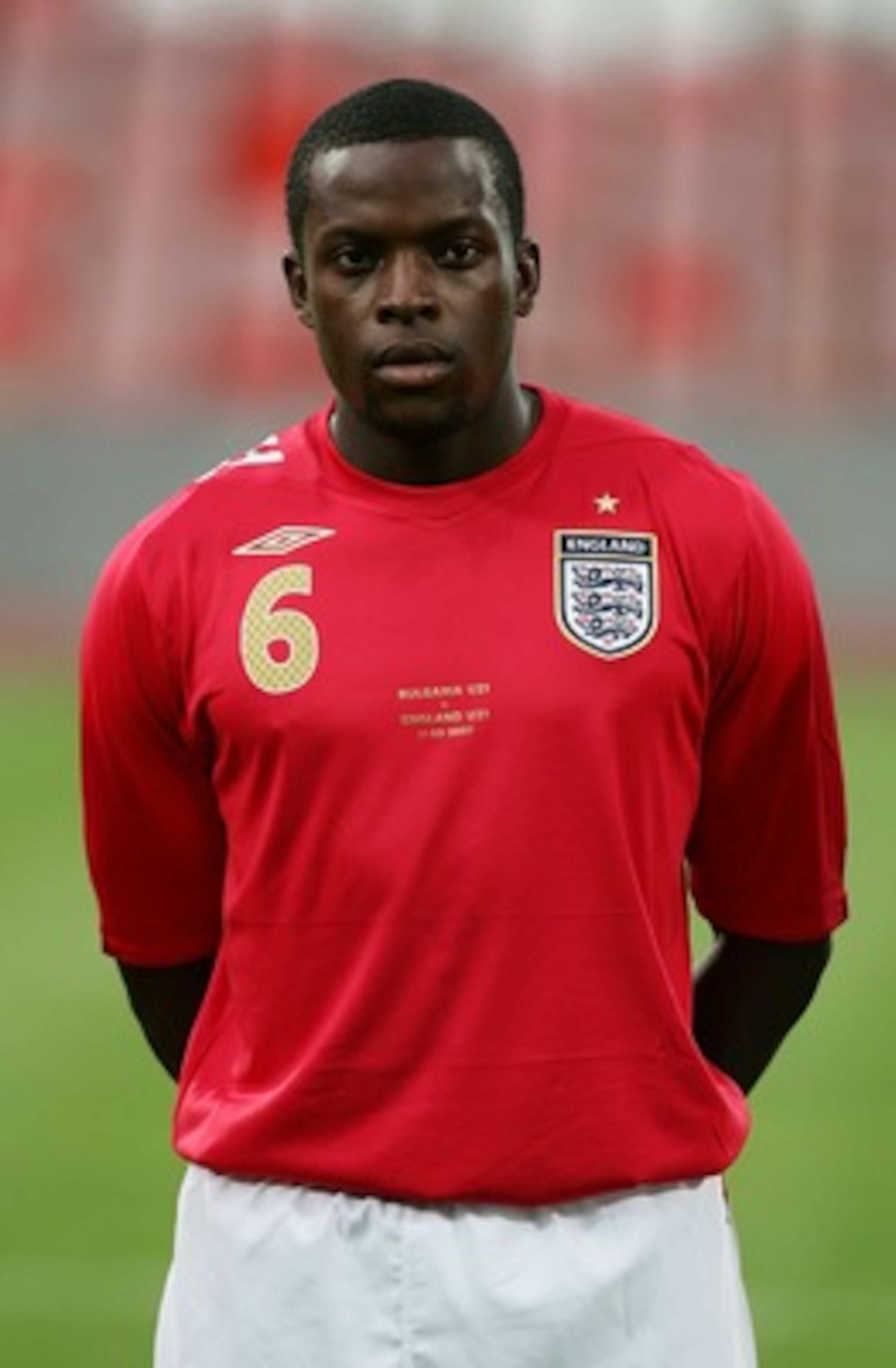 SOFIA, BULGARIA - SEPTEMBER 11:  Nedum Onouha of England stands in line prior to the European Championship 2009 Group Three Qualifier match between Bugaria U21 and England U21 at the Bulgarska Armia stadium on September 11, 2007 in Sofia, Bulgaria.  (Phot