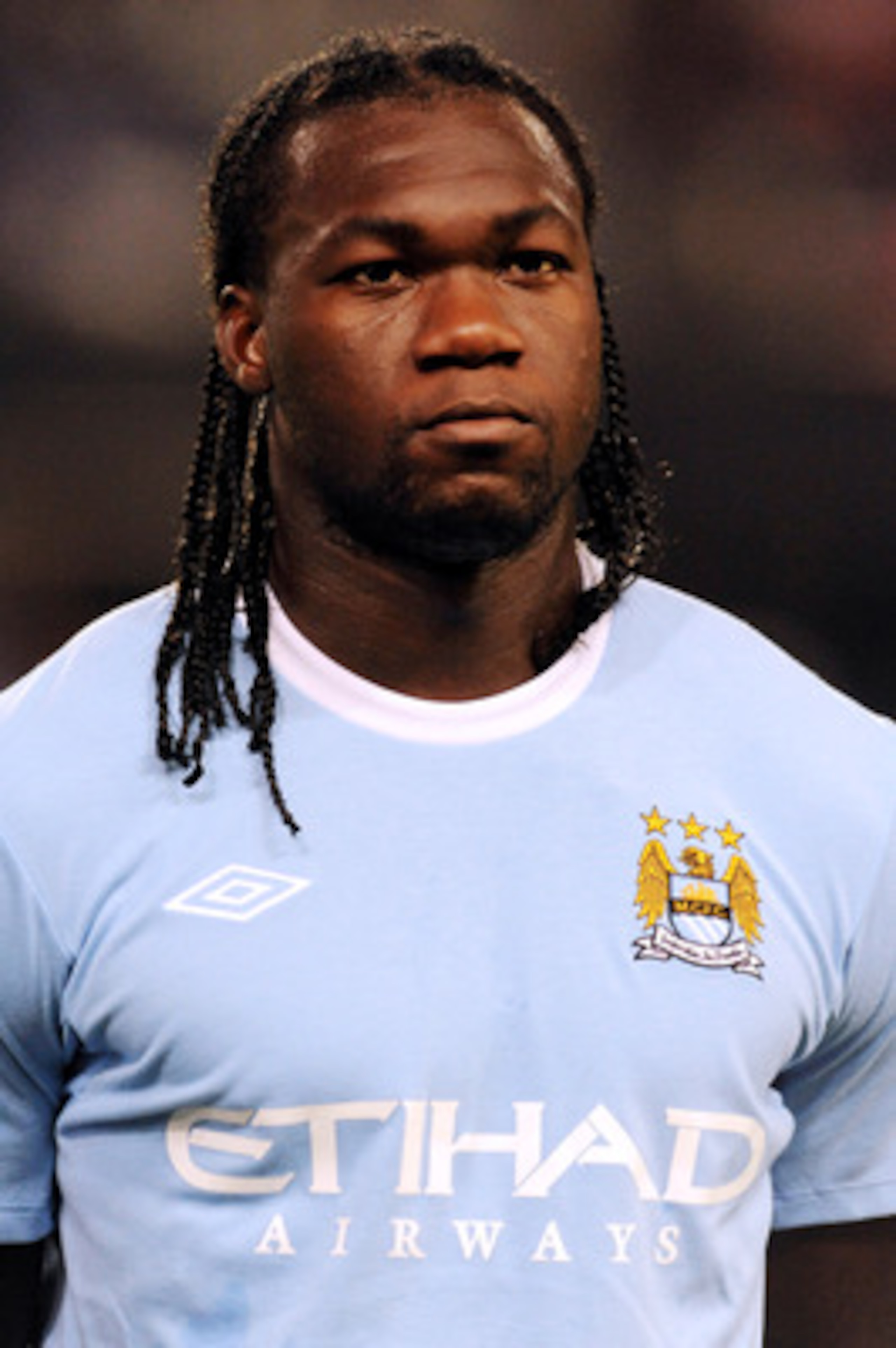 DURBAN, SOUTH AFRICA - JULY 21:  Felipe Caicedo of Manchester City in action during the 2009 Vodacom Challenge match between Kaizer Chiefs and Manchester City at the Absa Stadium on July 21, 2009 in Durban, South Africa.  (Photo by Lefty Shivambu/Gallo Im