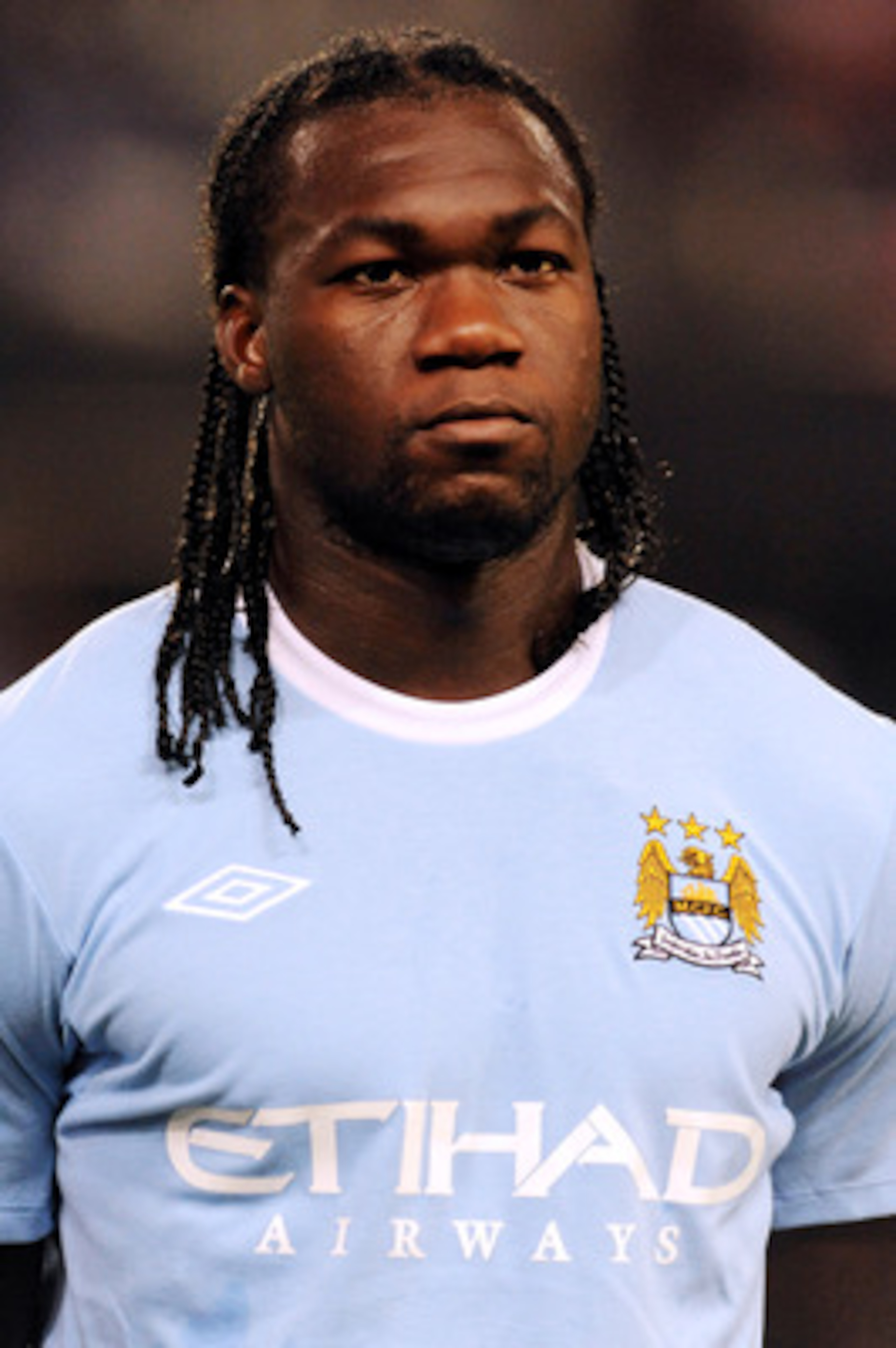 DURBAN, SOUTH AFRICA - JULY 21:  Felipe Caicedo of Manchester City in action during the 2009 Vodacom Challenge match between Kaizer Chiefs and Manchester City at the Absa Stadium on July 21, 2009 in Durban, South Africa.  (Photo by Lefty Shivambu/Gallo Im