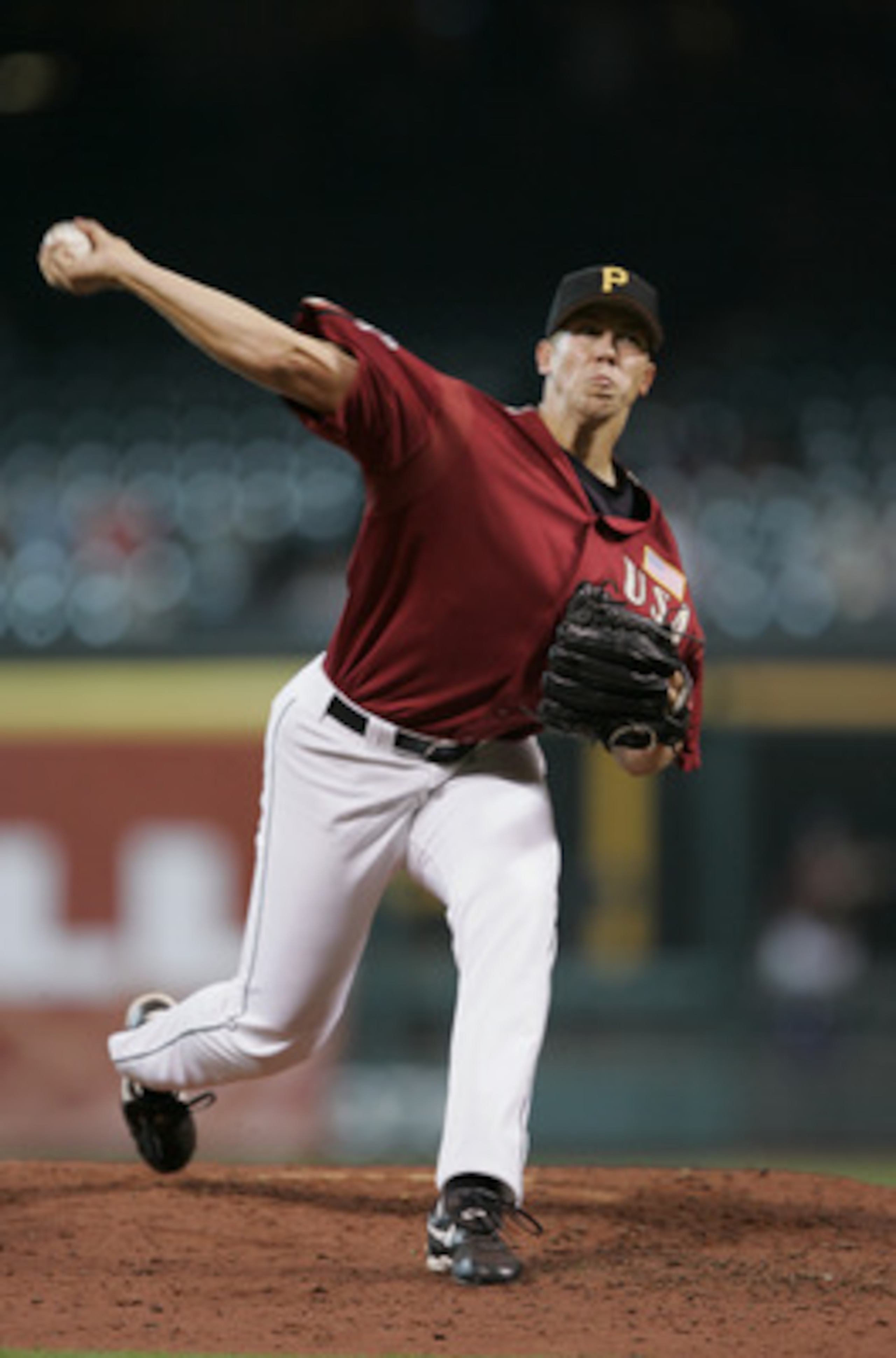 HOUSTON - JULY 11:  Bryan Bullington of the USA team throws a pitch against the World team during the Major League Baseball Futures Game at Minute Maid Park on July 11, 2004 in Houston, Texas. The U.S. team defeated the World team 4-3.  (Photo by Brian Ba