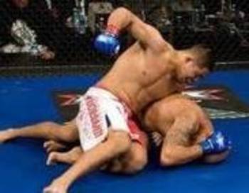 Mark Munoz securing a TKO victory