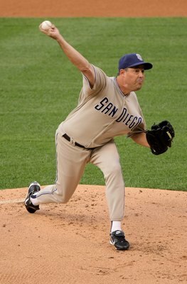 DENVER - JUNE 30:  Starting pitcher Greg Maddux #30 of the San Diego Padres delivers against the Colorado Rockies at Coors Field on June 30, 2008 in Denver, Colorado. The Padres defeated the Rockies 15-8.  (Photo by Doug Pensinger/Getty Images)