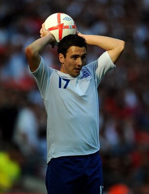 LONDON, ENGLAND - JUNE 04: Stewart Downing of England takes a throw in during the UEFA EURO 2012 group G qualifying match between England and Switzerland at Wembley Stadium on June 4, 2011 in London, England. (Photo by Clive Mason/Getty Images) LONDON, ENGLAND - JUNE 04: Stewart Downing of England takes a throw in during the UEFA EURO 2012 group G qualifying match between England and Switzerland at Wembley Stadium on June 4, 2011 in London, England. (Photo by Clive Mason/Getty Images)