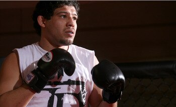 HOLLYWOOD - MARCH 17:  Strikeforce World Lightweight Champion Gilbert 'El Nino' Melendez attends the CBS' Strikeforce MMA Fighters Open Media Workout on March 17, 2010 in Hollywood, California.  (Photo by Valerie Macon/Getty Images)