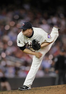 MINNEAPOLIS, MN - MAY 23: Matt Capps #55 of the Minnesota Twins pitches against the Seattle Mariners during their game on May 23, 2011 at Target Field in Minneapolis, Minnesota. The Rockies won 6-5. (Photo by Hannah Foslien/Getty Images)