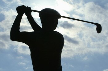 FT. WORTH, TX - MAY 22:  The Ben Hogan statue at the clubhouse after the third round of the Bank of America Colonial Championship at the Colonial Country Club on May 22, 2004 in Ft. Worth, Texas.  (Photo by Scott Halleran/Getty Images)
