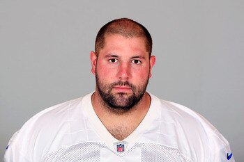 IRVING, TX - CIRCA 2010: In this handout image provided by the NFL,Doug Free of the Dallas Cowboys poses for his 2010 NFL headshot circa 2010 in Irving, Texas. (Photo by NFL via Getty Images)